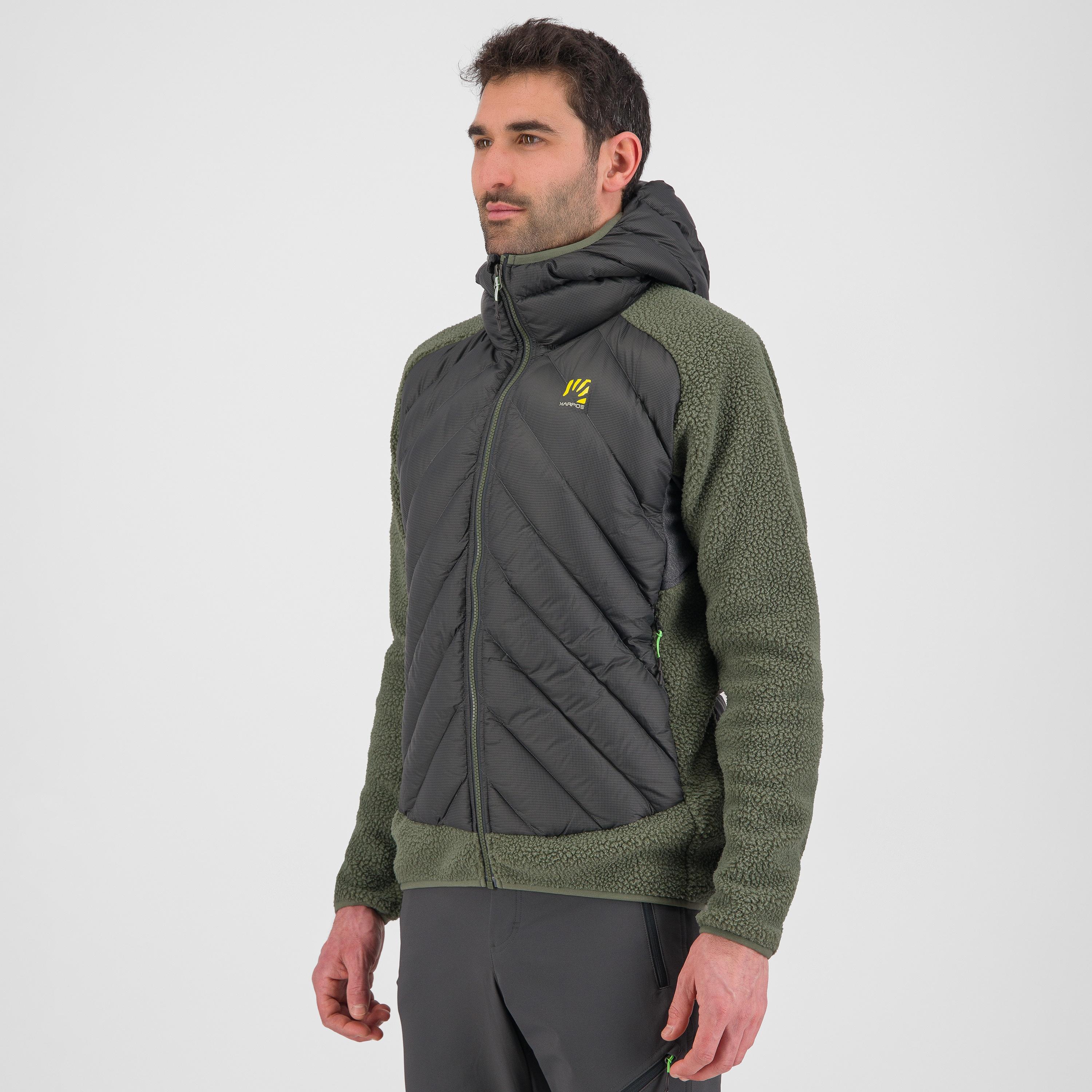 Marmarole tech jacket - black sand/thyme - karpos