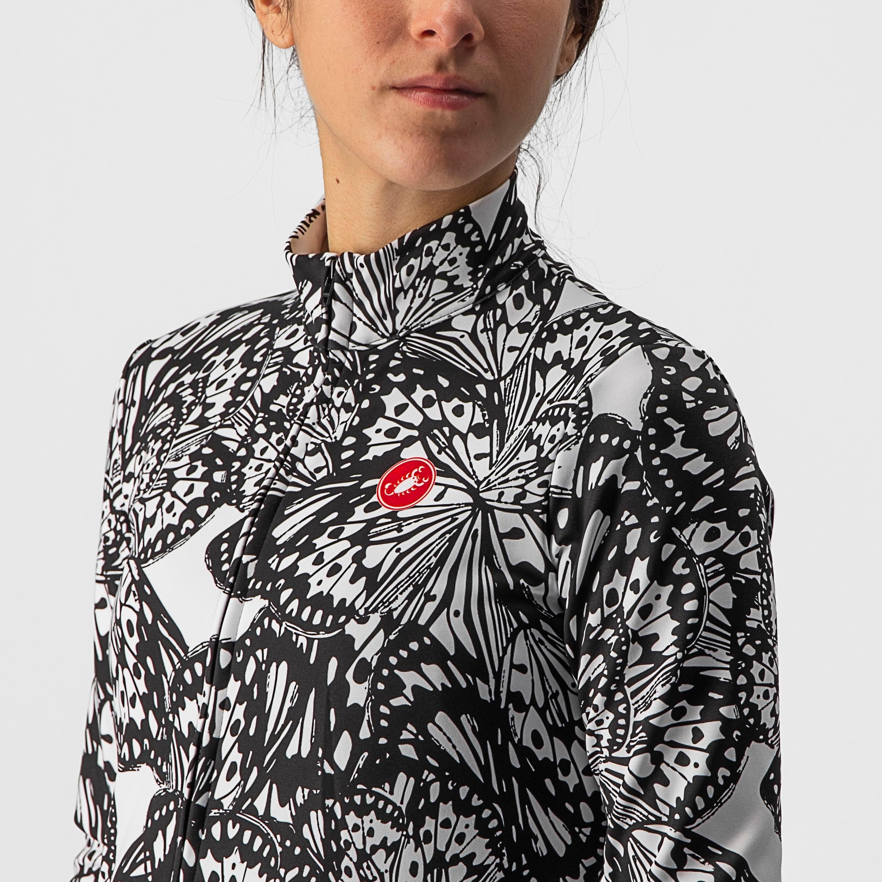 Unlimited w thermal jersey - black/white - castelli