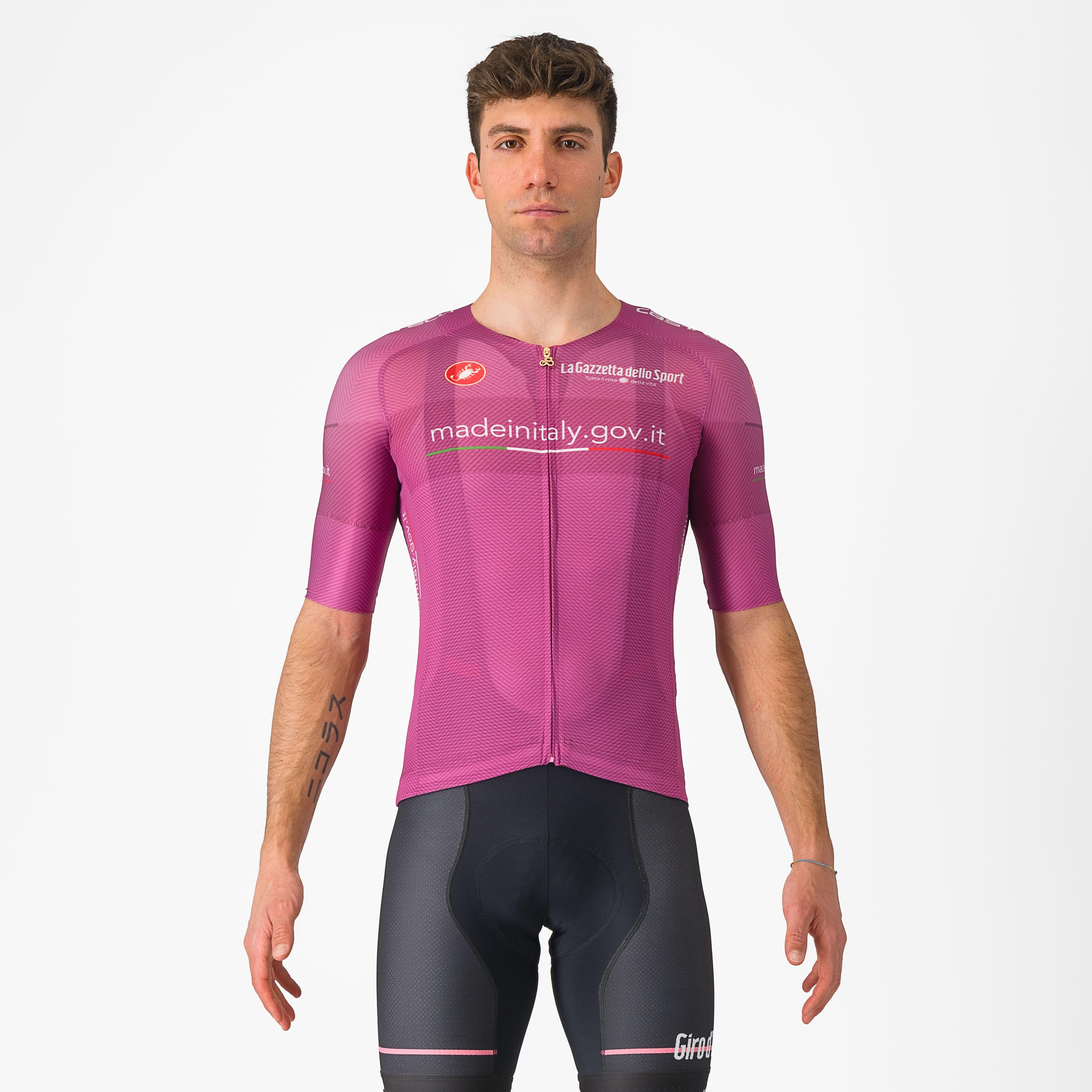 #giro107 race jersey - ciclamino - castelli