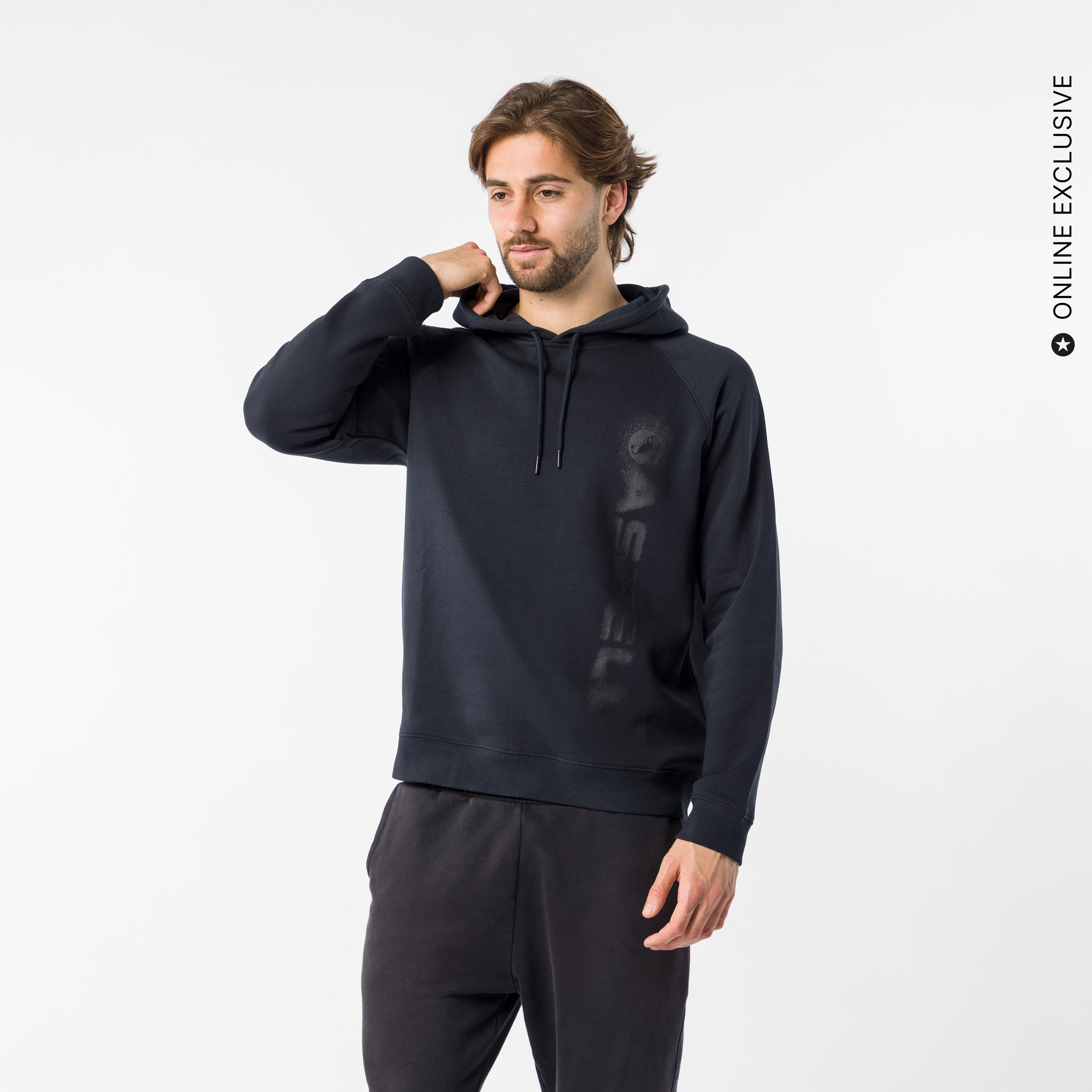 Vertical logo hoody - black - castelli