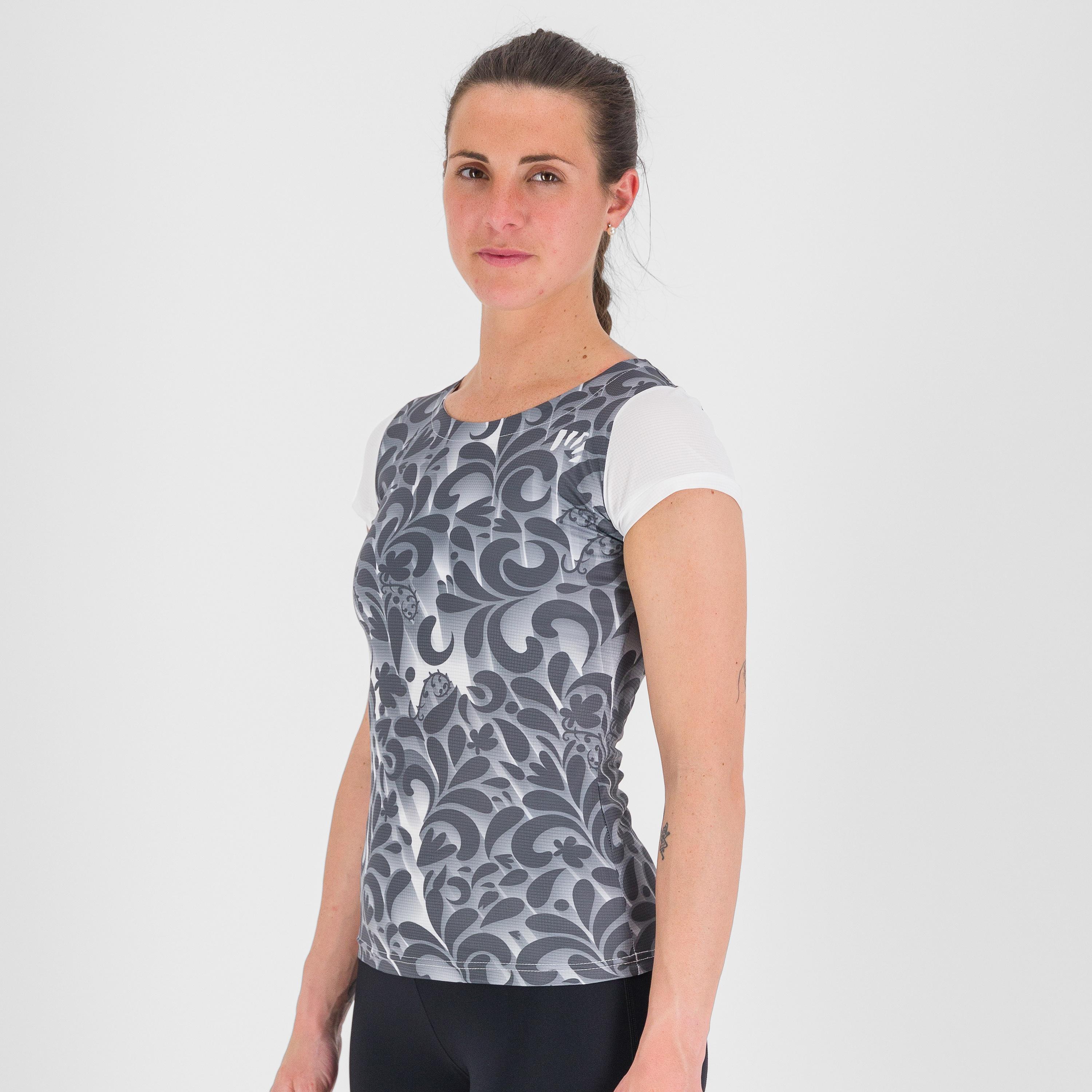 Loma print w jersey - white/ombre blue - karpos