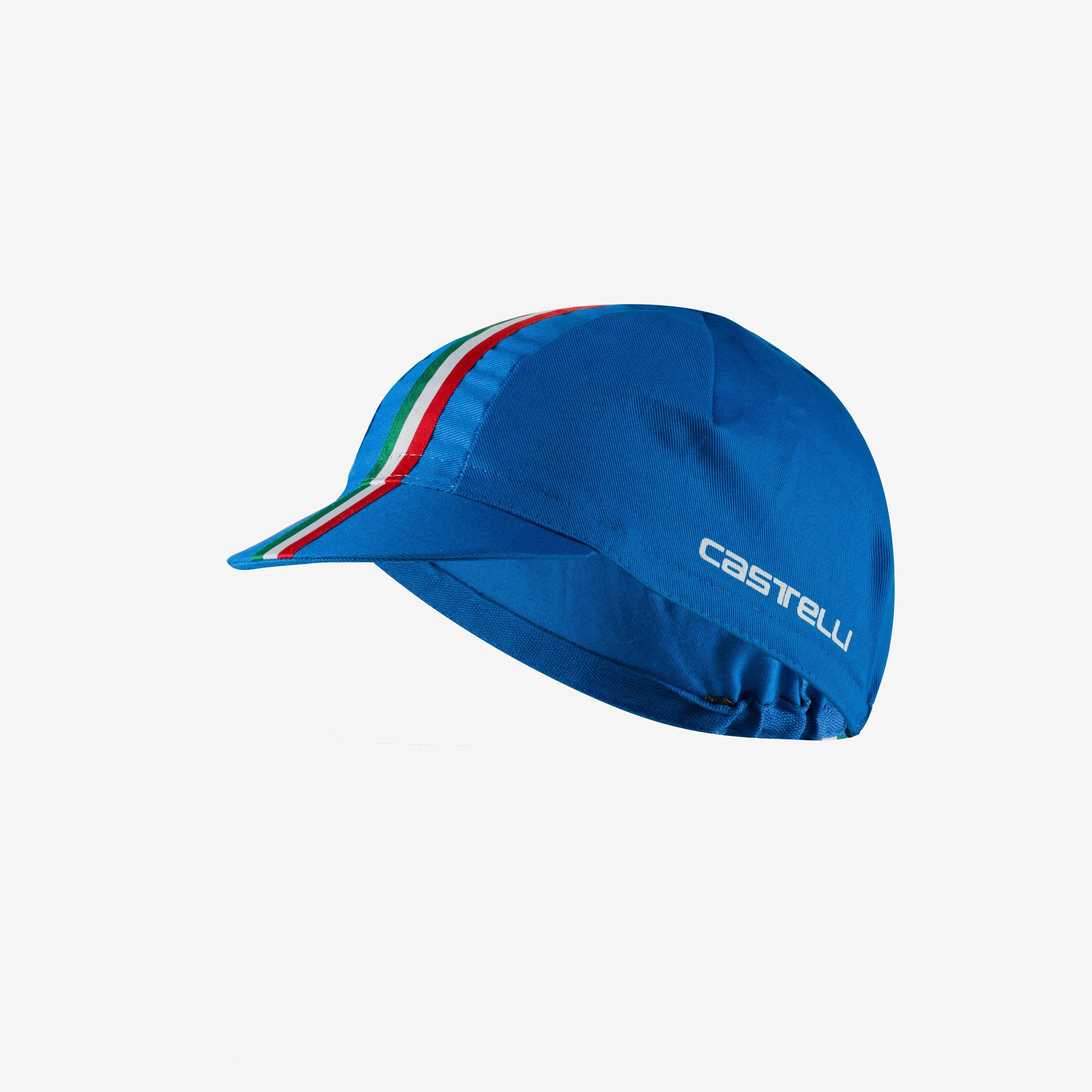 Italia cap - azzurro italia - castelli
