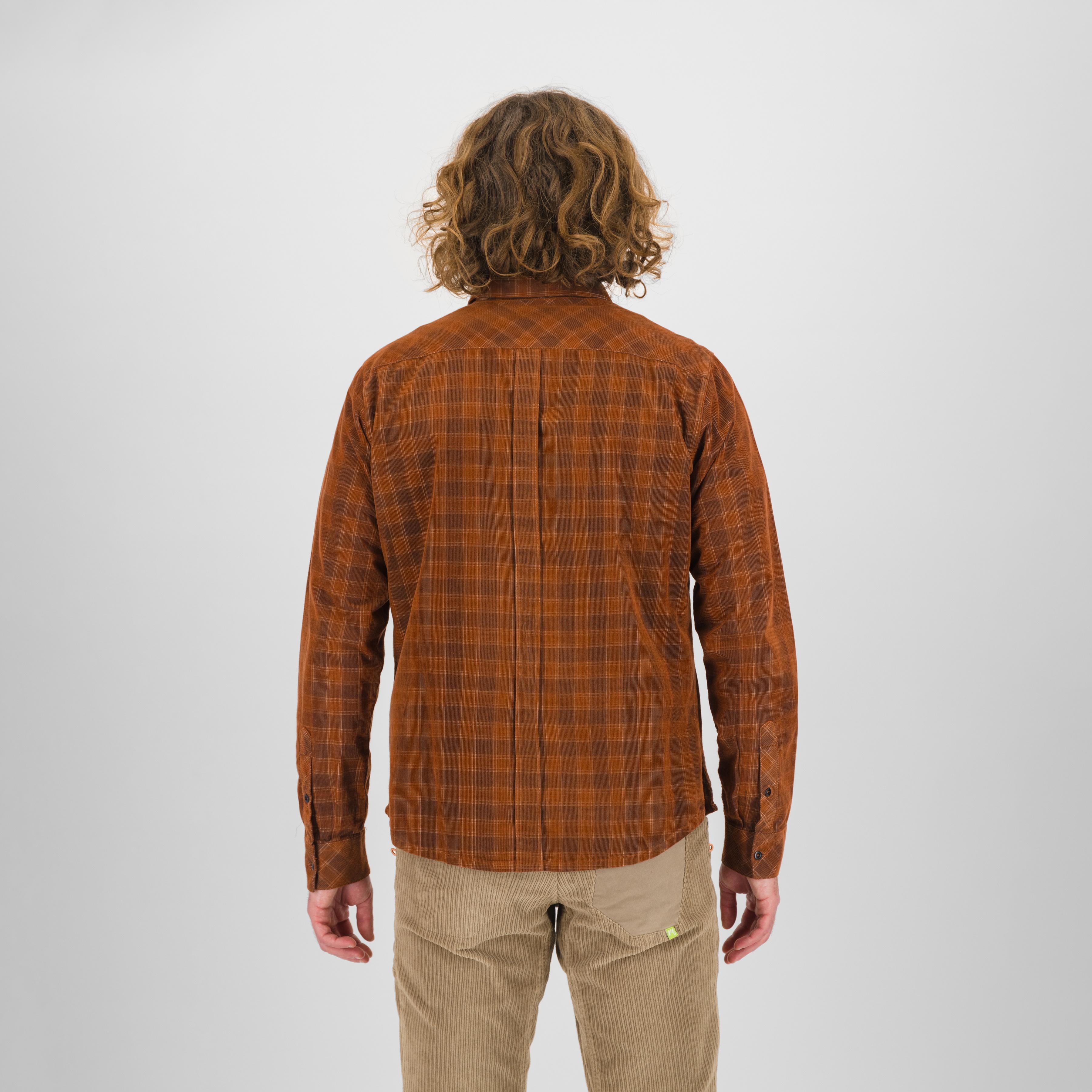 Martora velvet shirt - mahogany/carbon - karpos