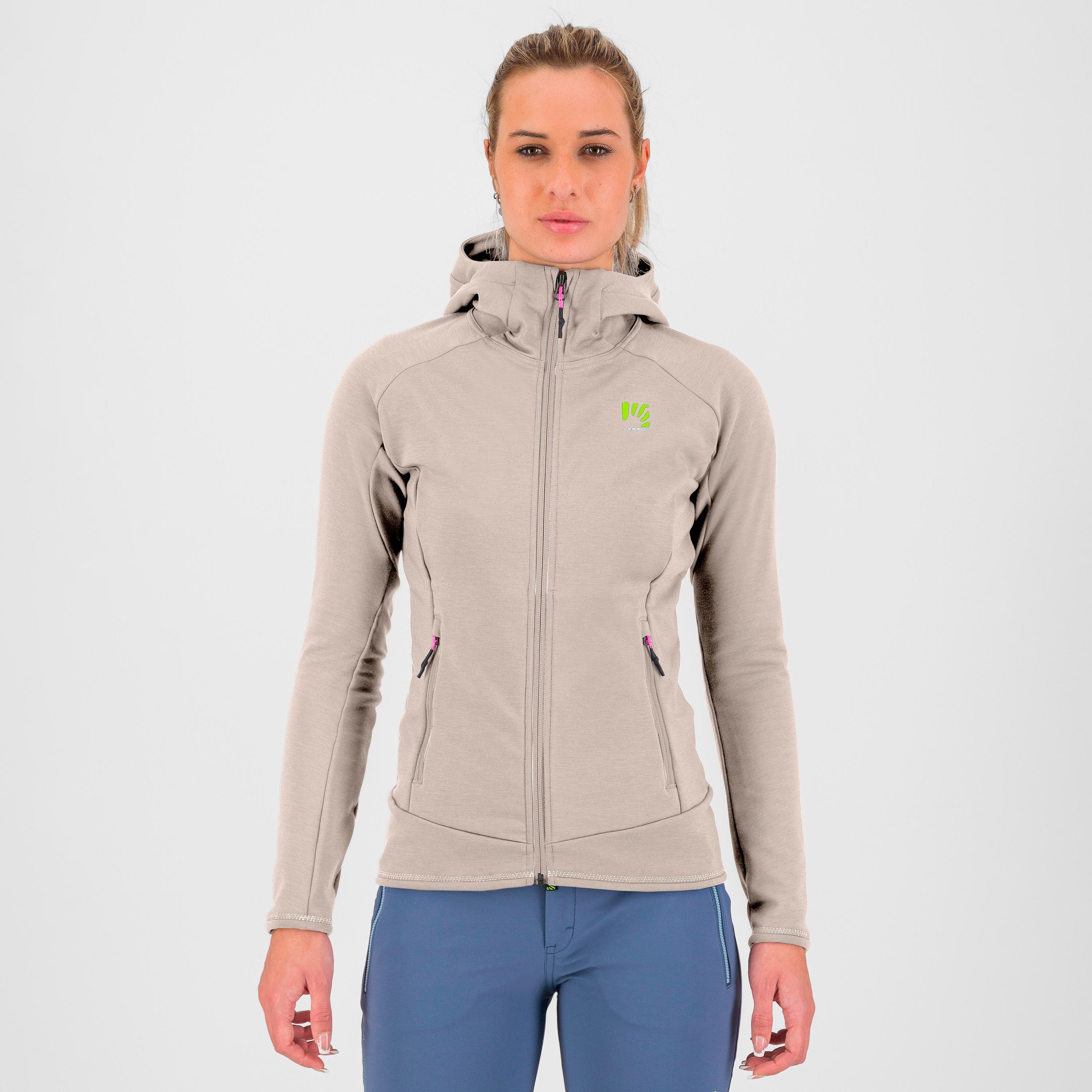 Mezzodi hoodie w fleece - oat - karpos