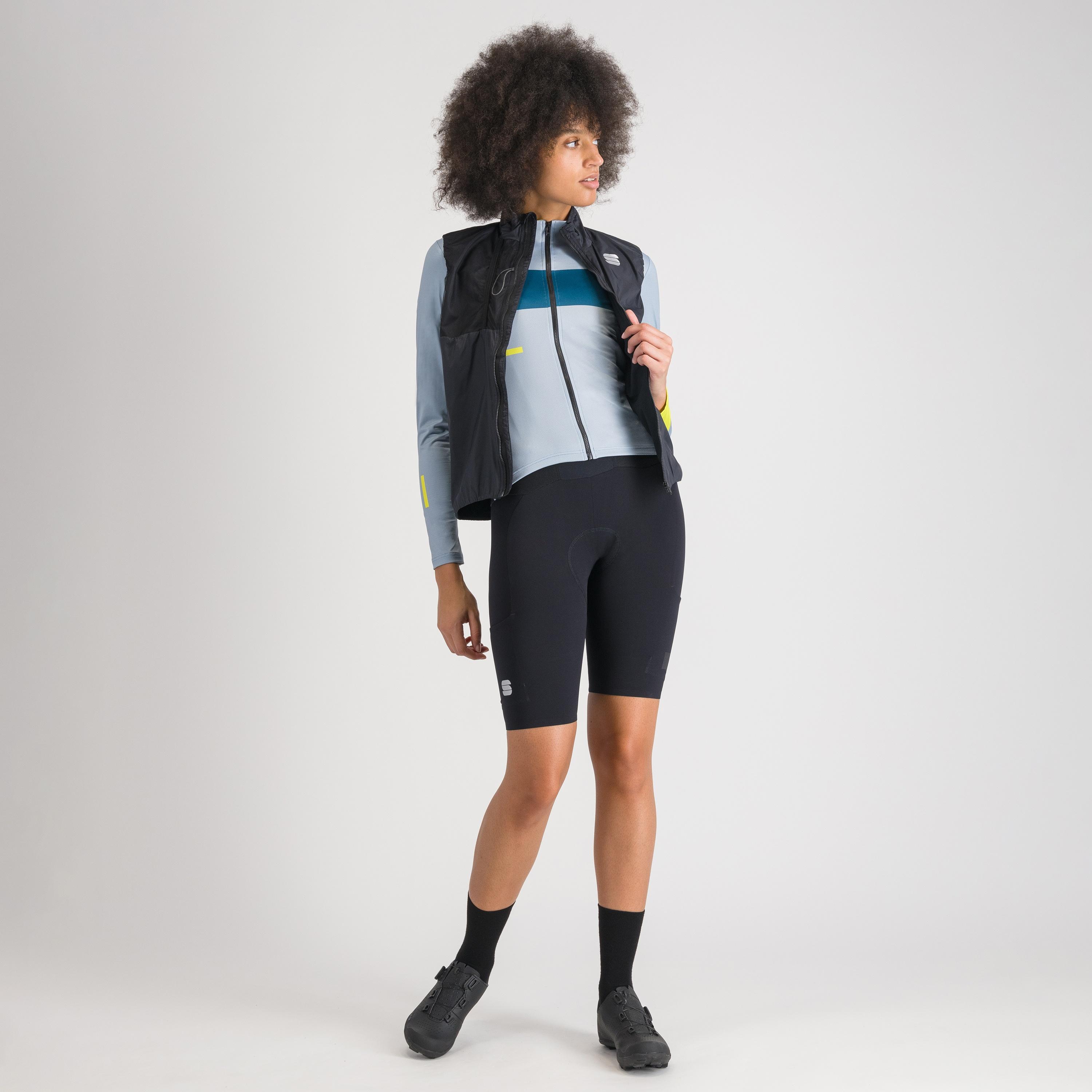 Breakout supergiara w thermal jersey - ice gray teal blu black cedar - sportful
