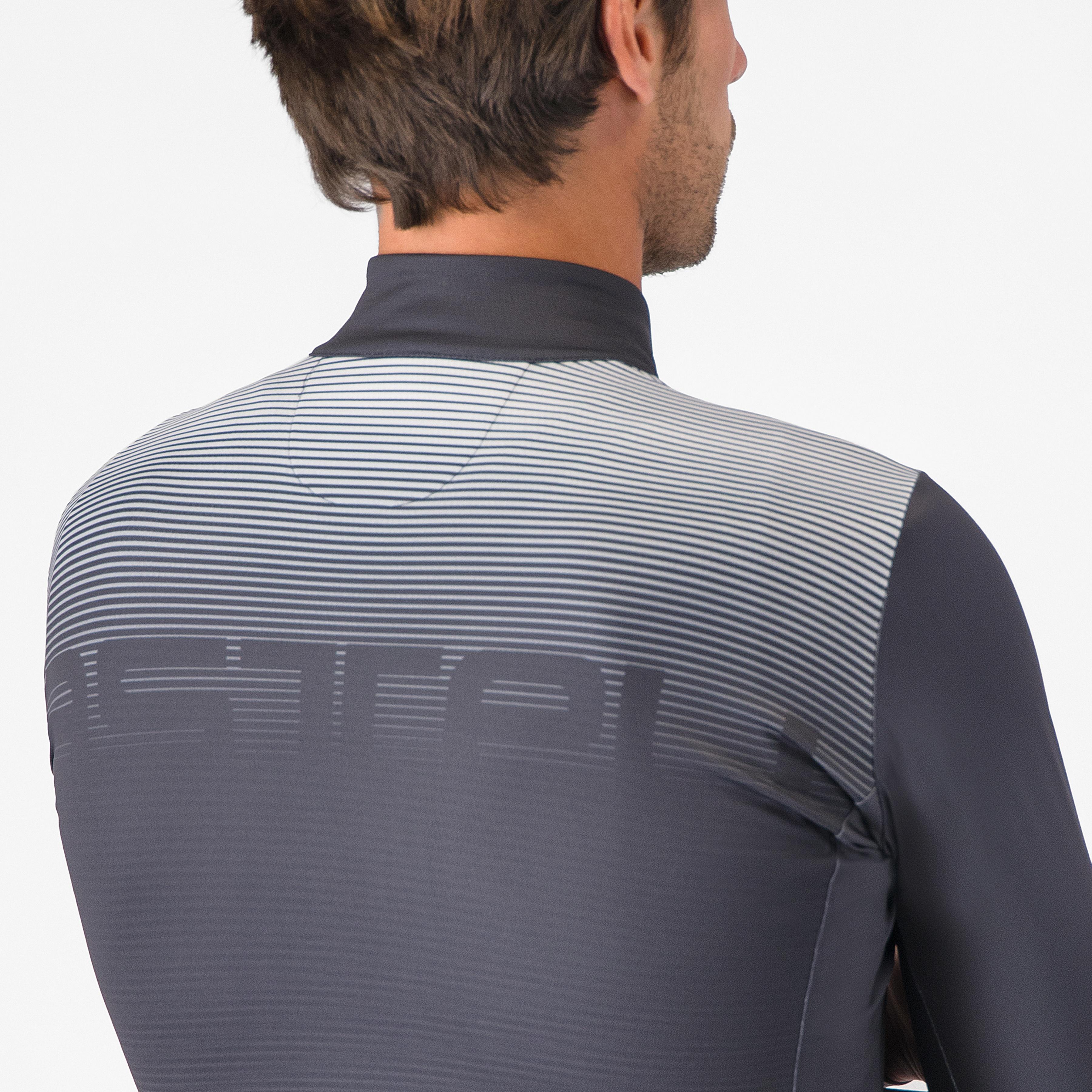 Apice thermal jersey - dark gray/smoky gray-silver gr - castelli