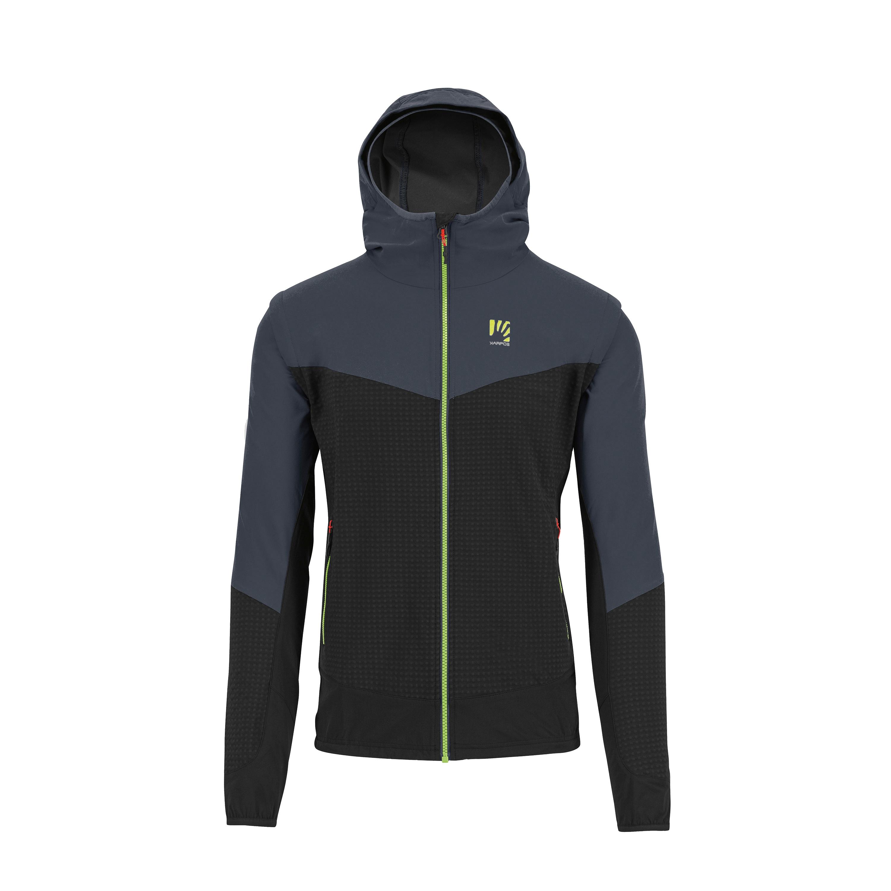 Lede  convertible jacket - black/ombre blue - karpos