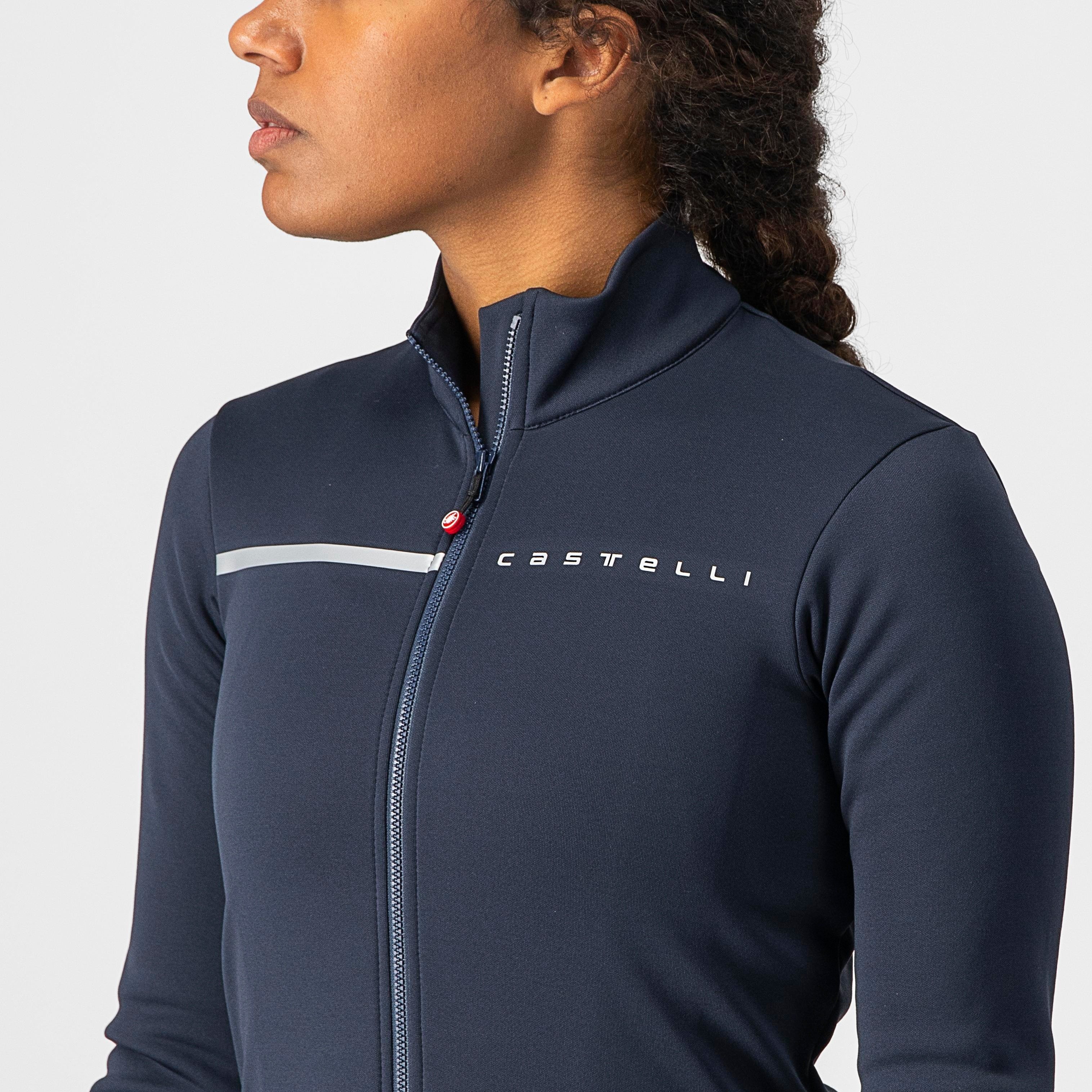 Sinergia 2 jersey fz - savile blue/silver - castelli