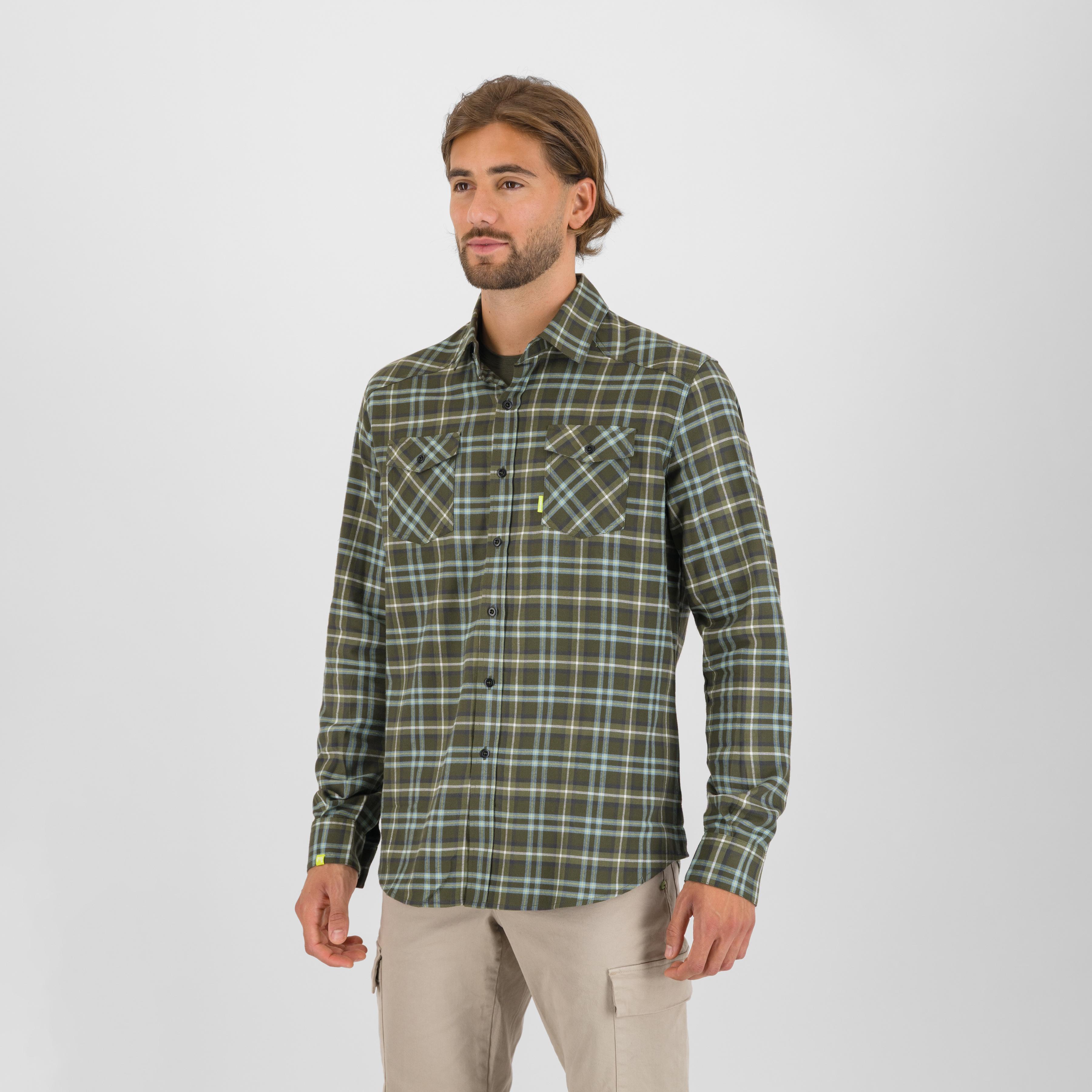 Martora winter shirt - deep depths/four leaf - karpos