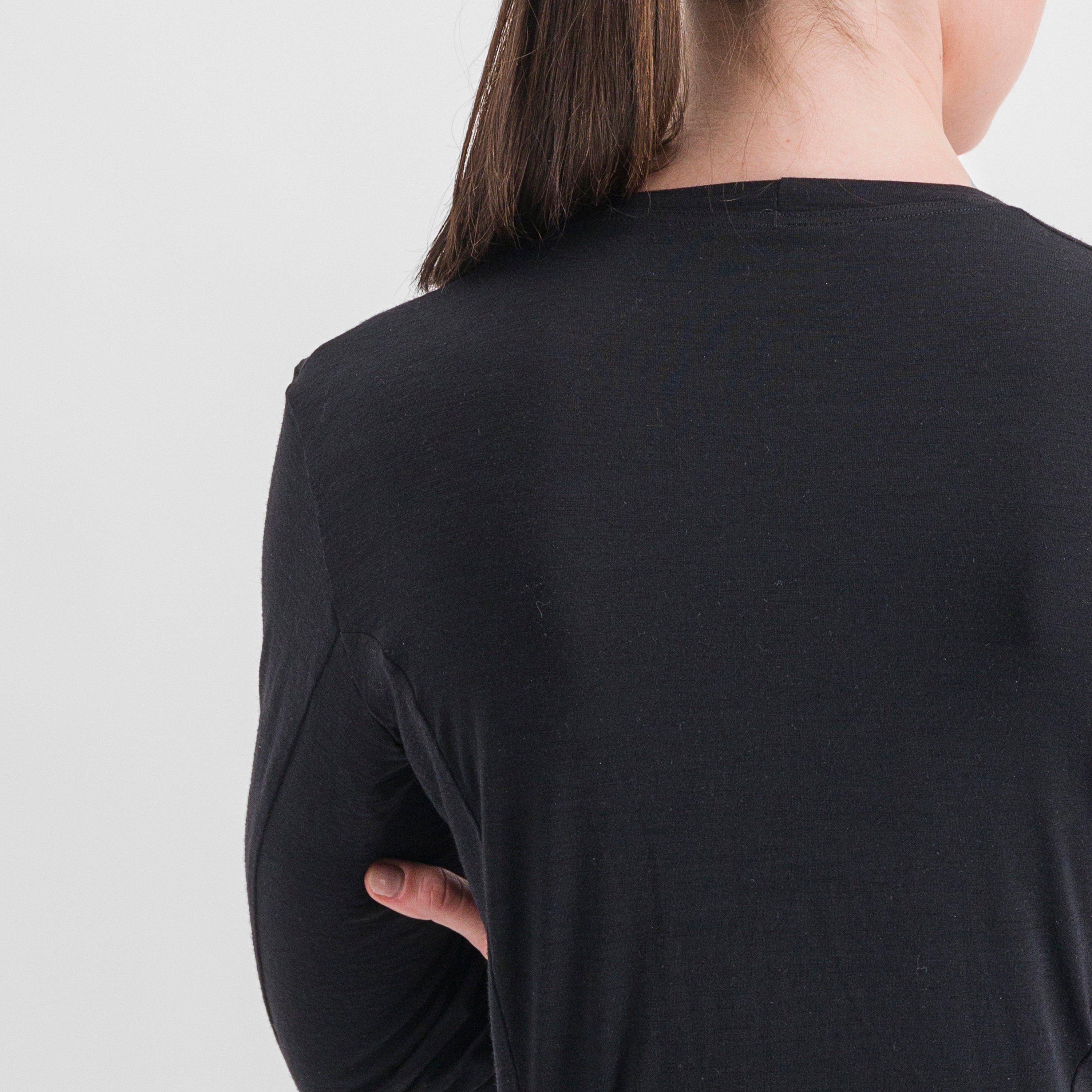 Merino w tee long sleeves - black - sportful