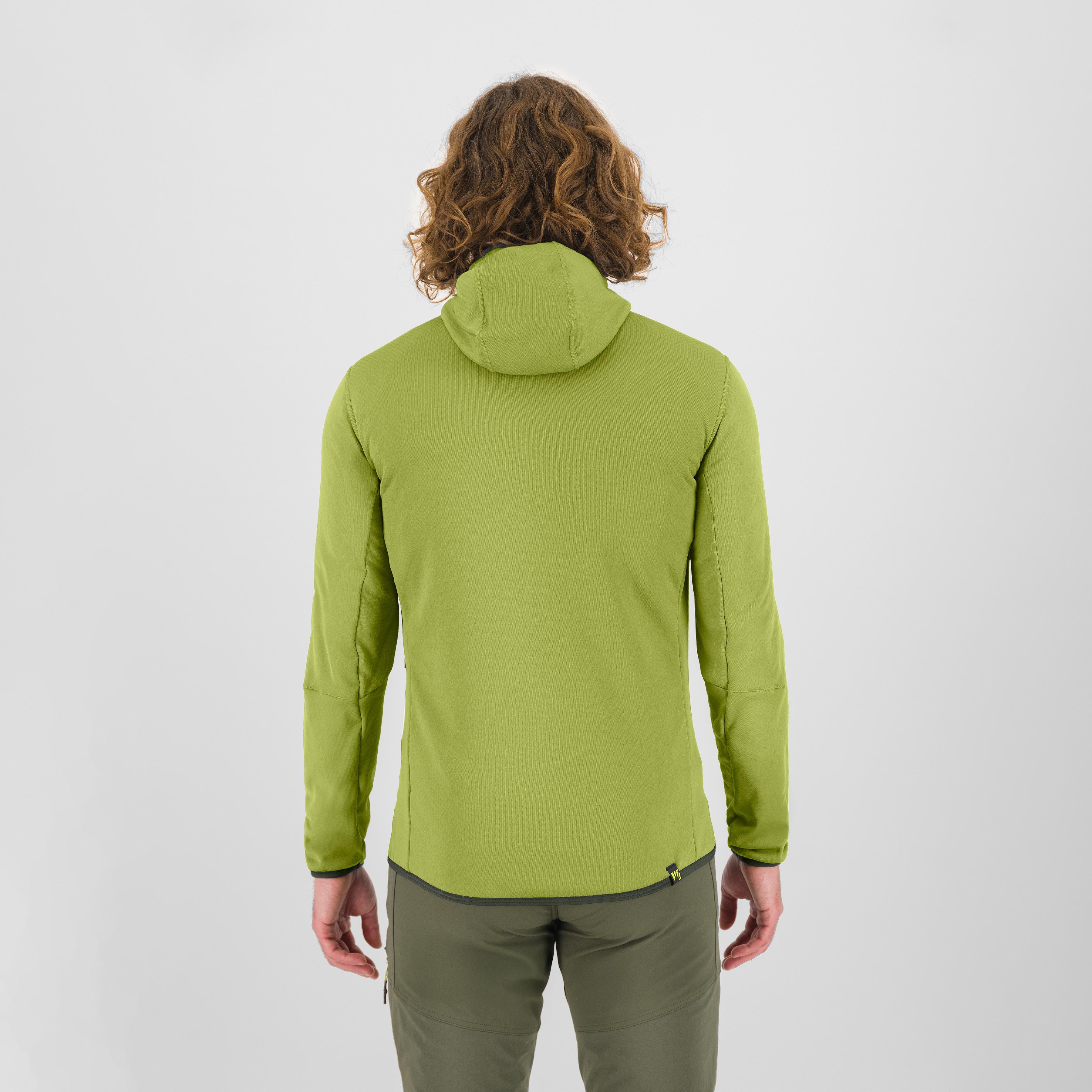 Antermoia hoodie fleece - dark citron - karpos
