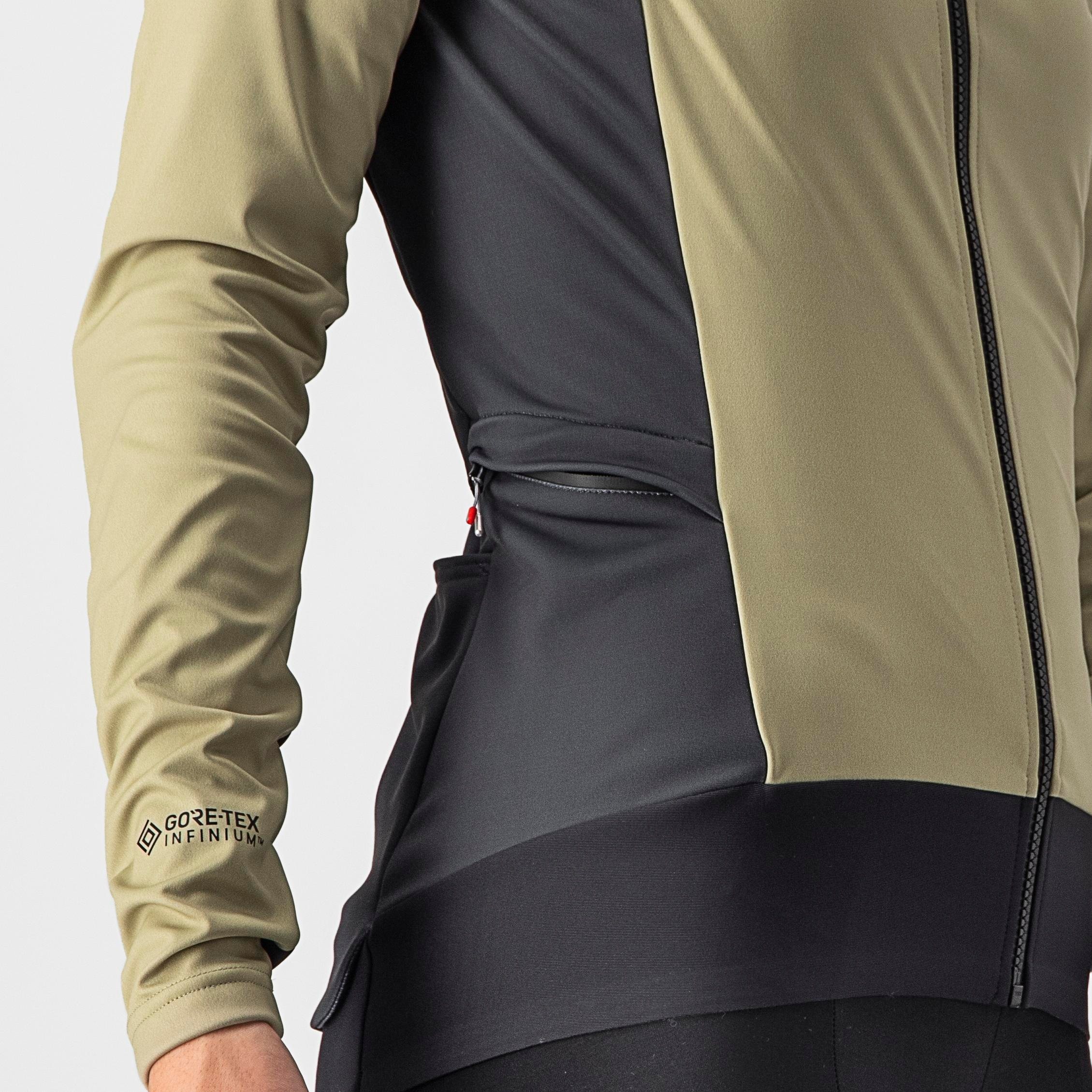 Alpha ros 2 w light jacket - green tea/dark gray-white - castelli