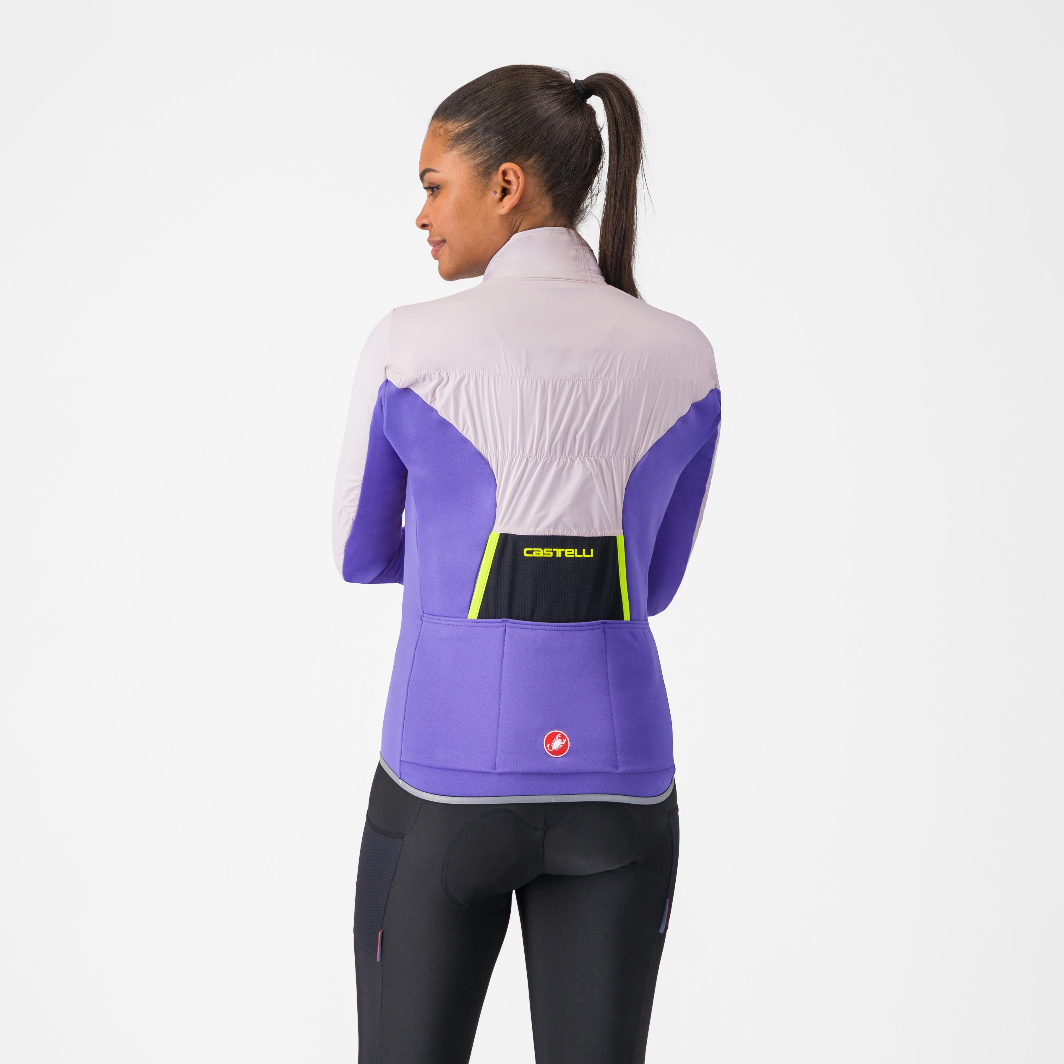 Unlimited w jacket - powder rose/ultraviolet-electr - castelli