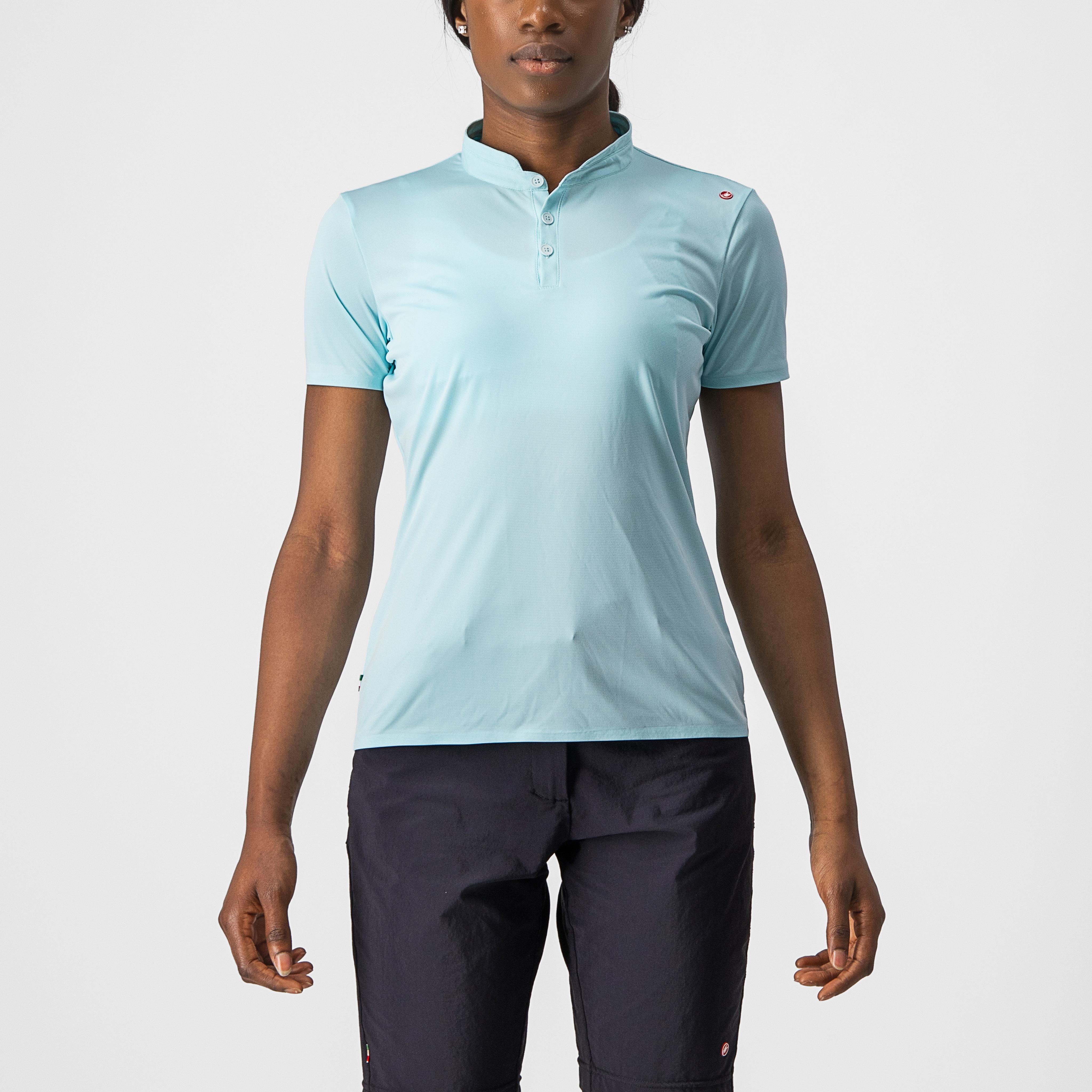 Tech 2 w polo - light acqua - castelli