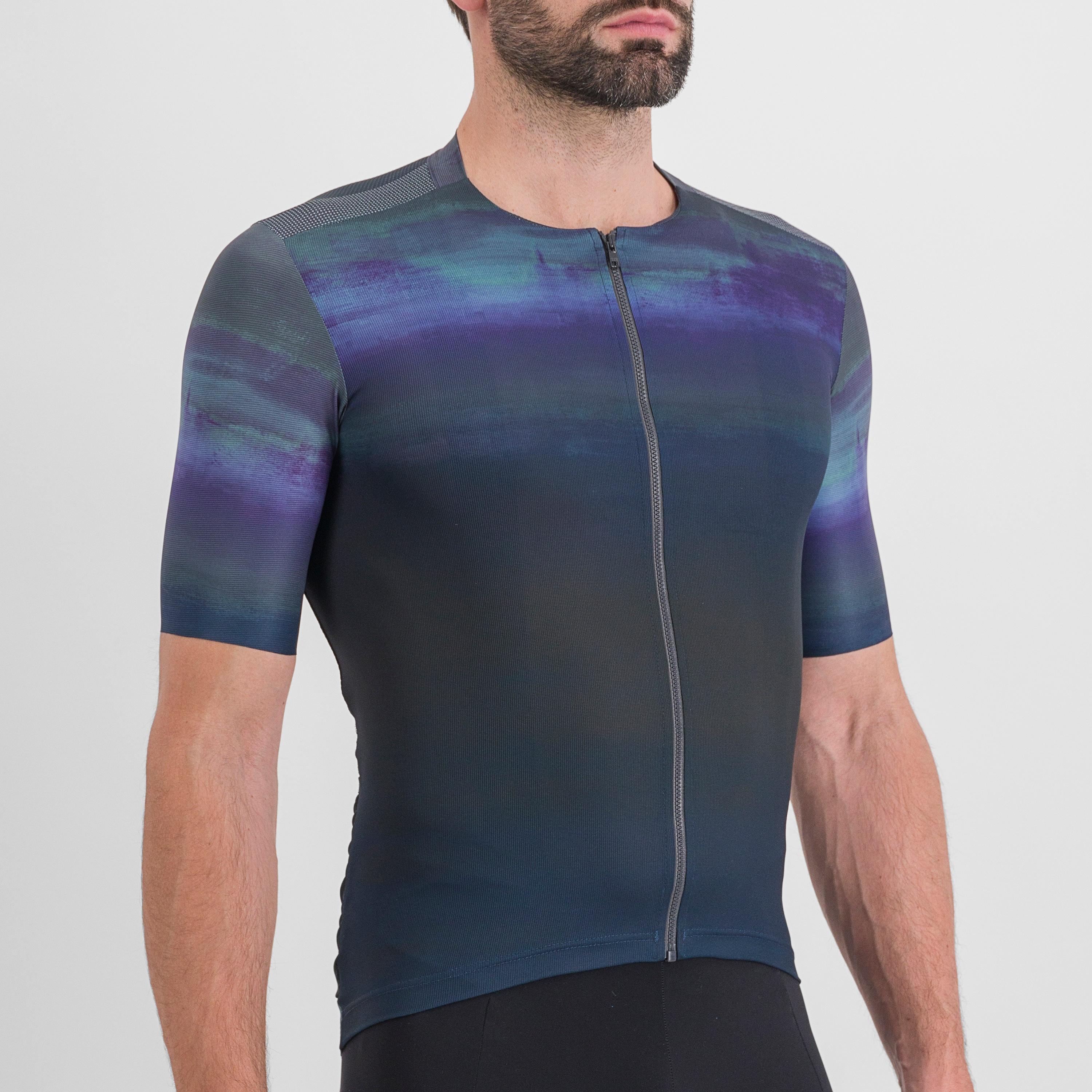 Flow supergiara jersey - galaxy blue black - sportful