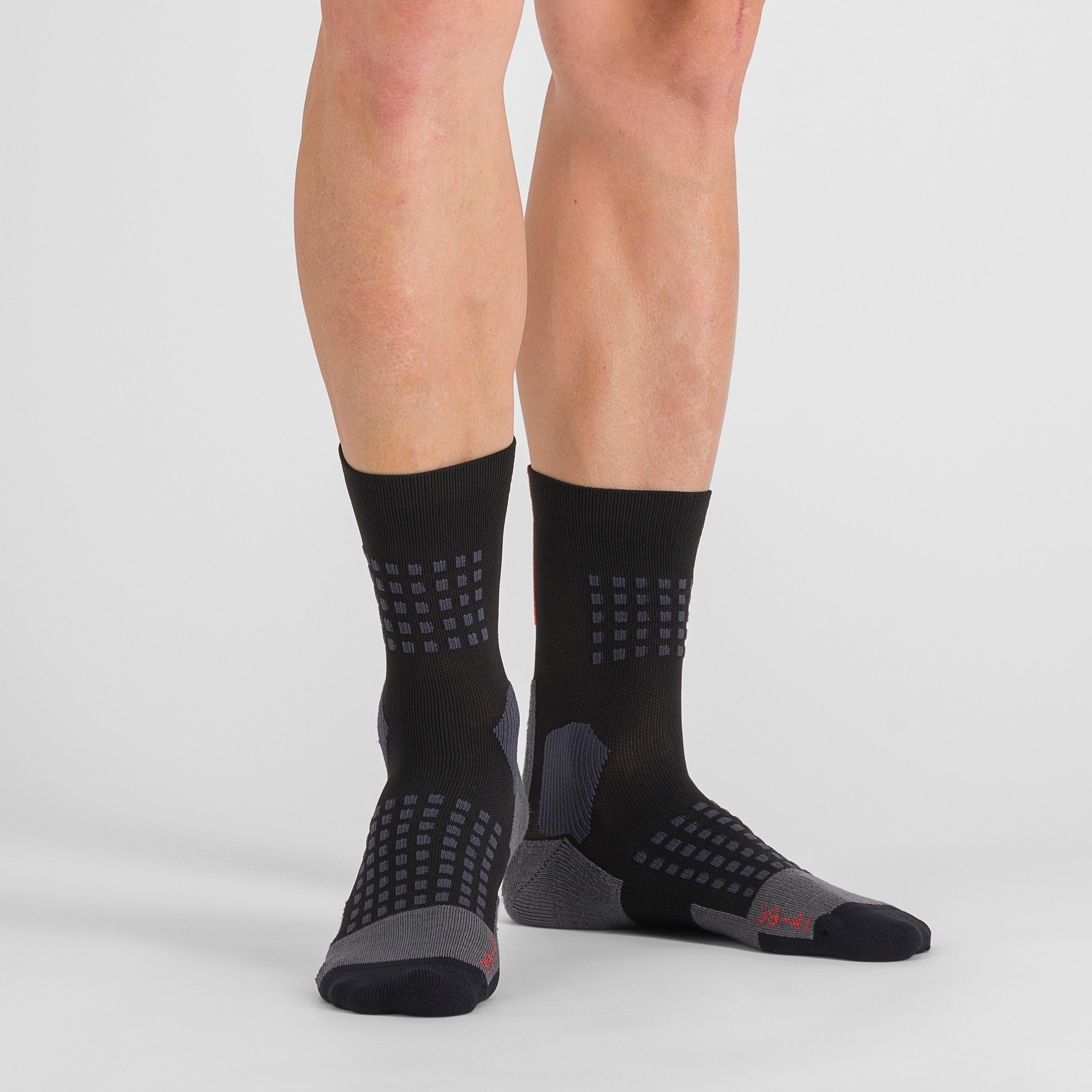 Apex socks - black chili red - sportful