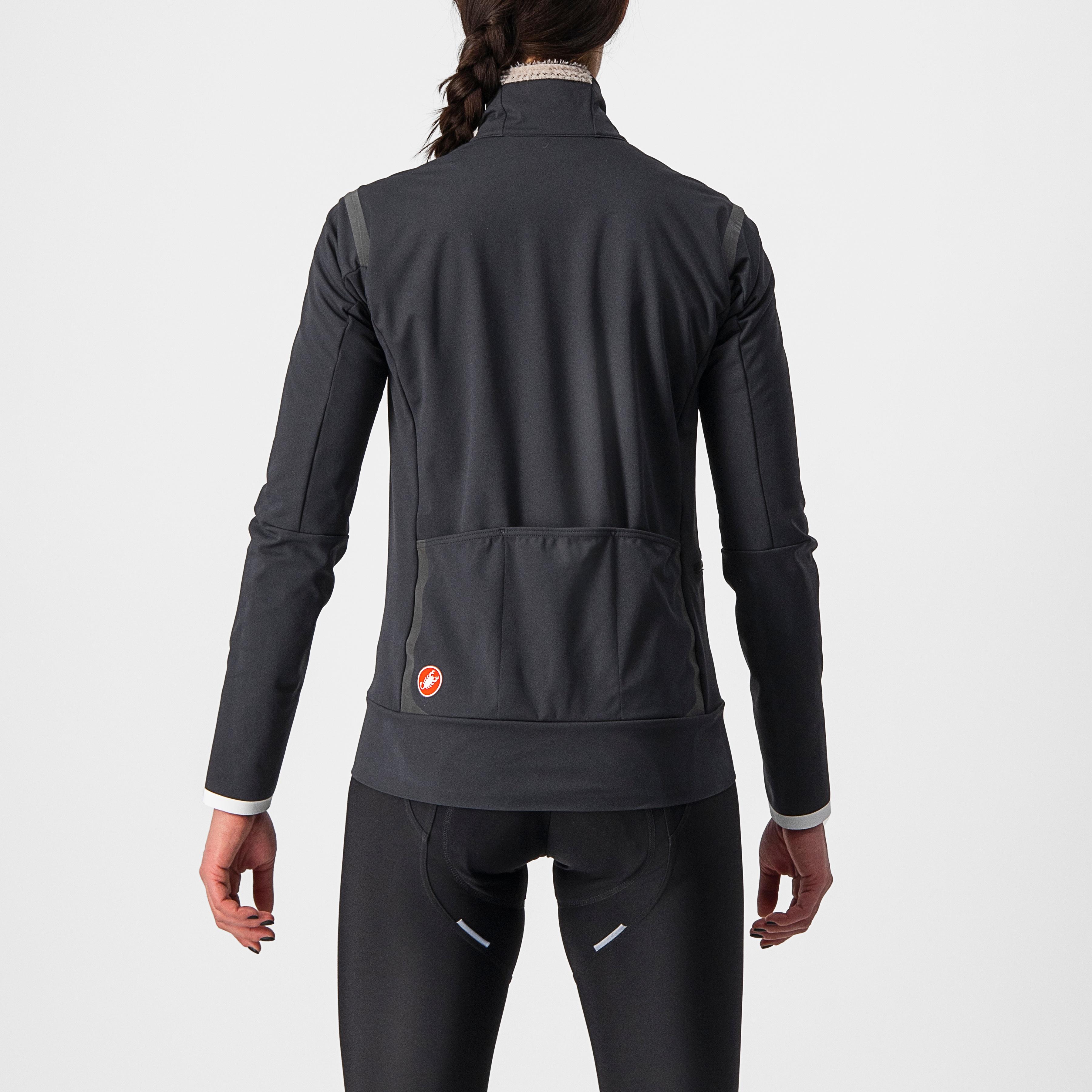 Alpha ultimate insulated w jacket - light black/white - castelli