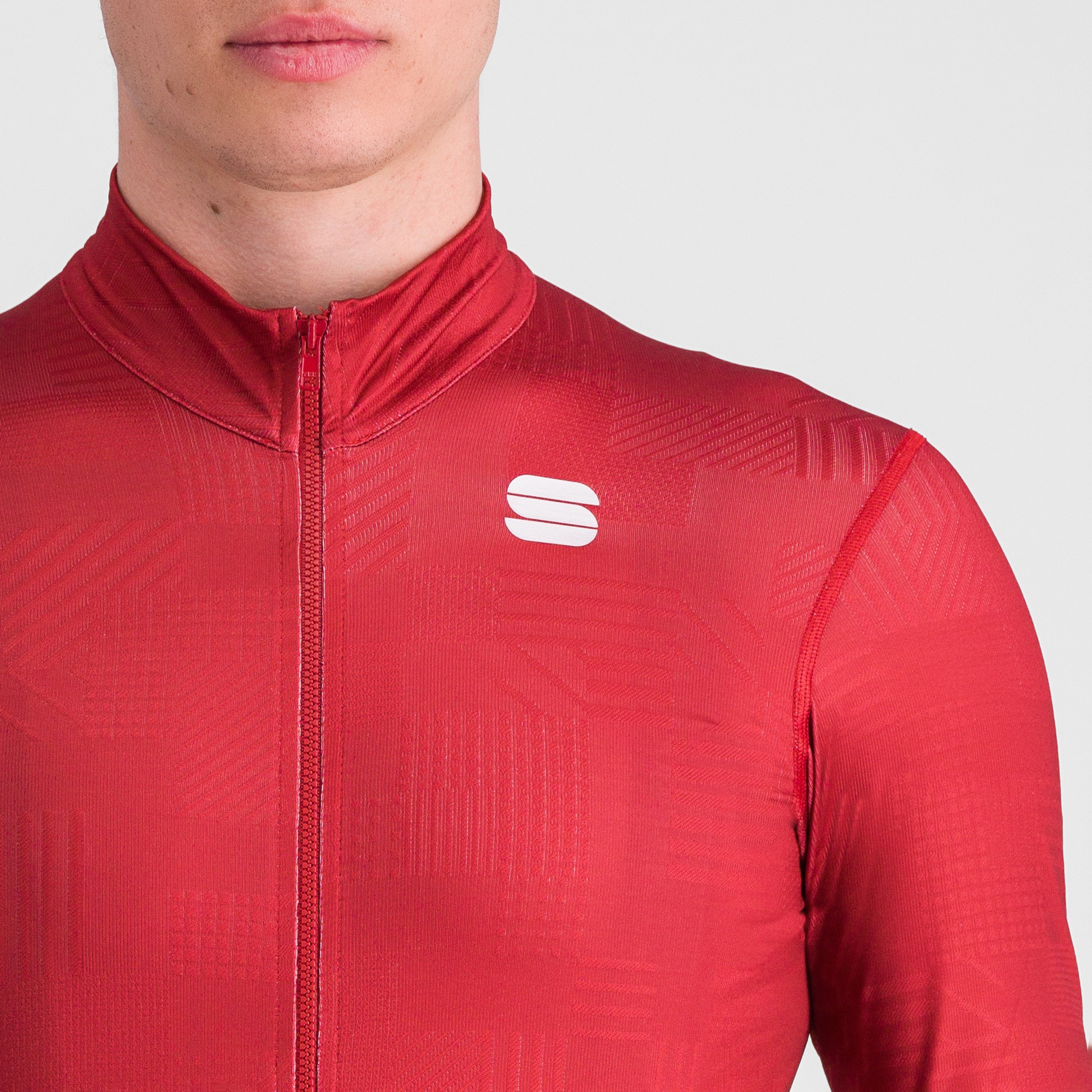 Loom thermal jersey - red rumba - sportful