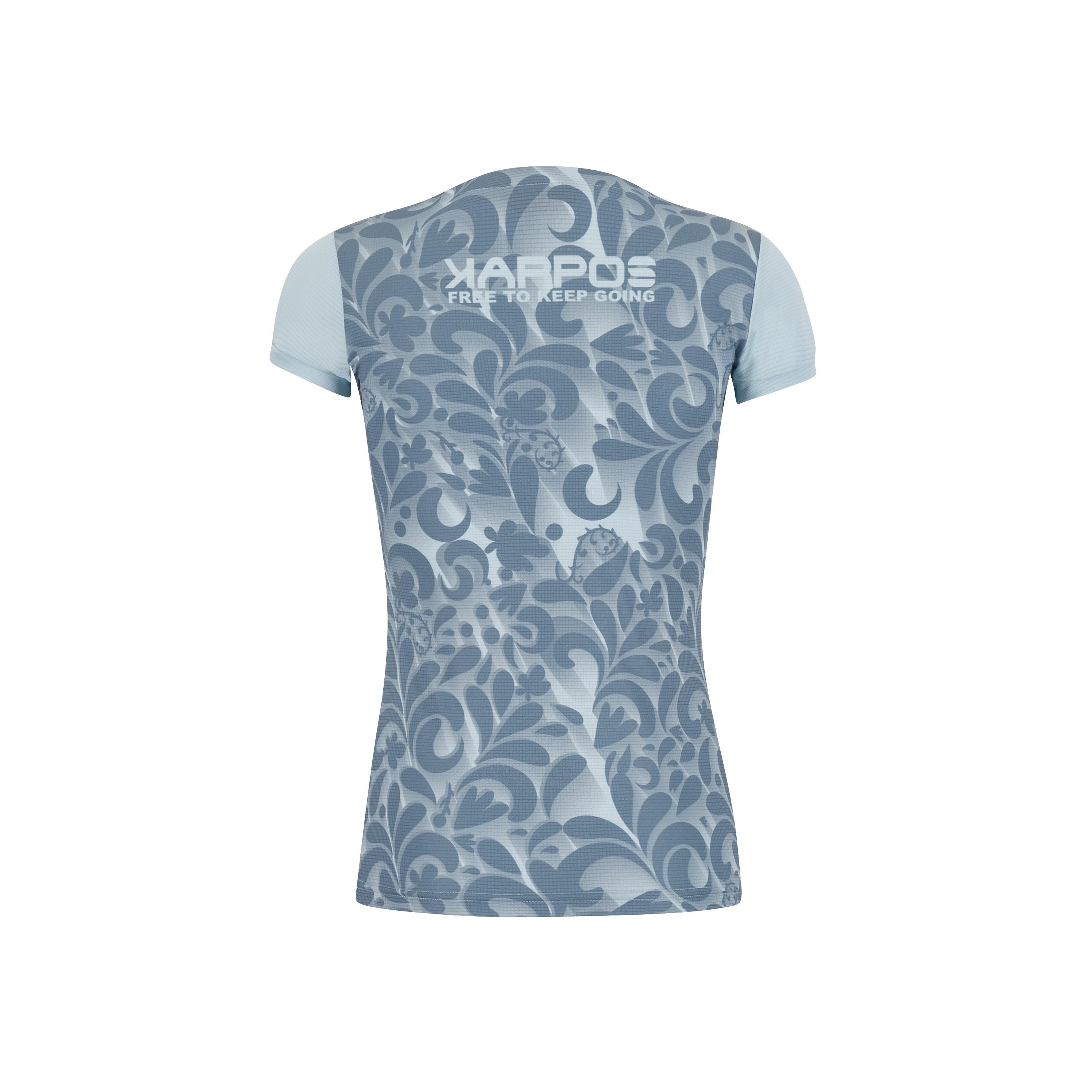 Loma print w jersey - aquamarine/spring lake - karpos