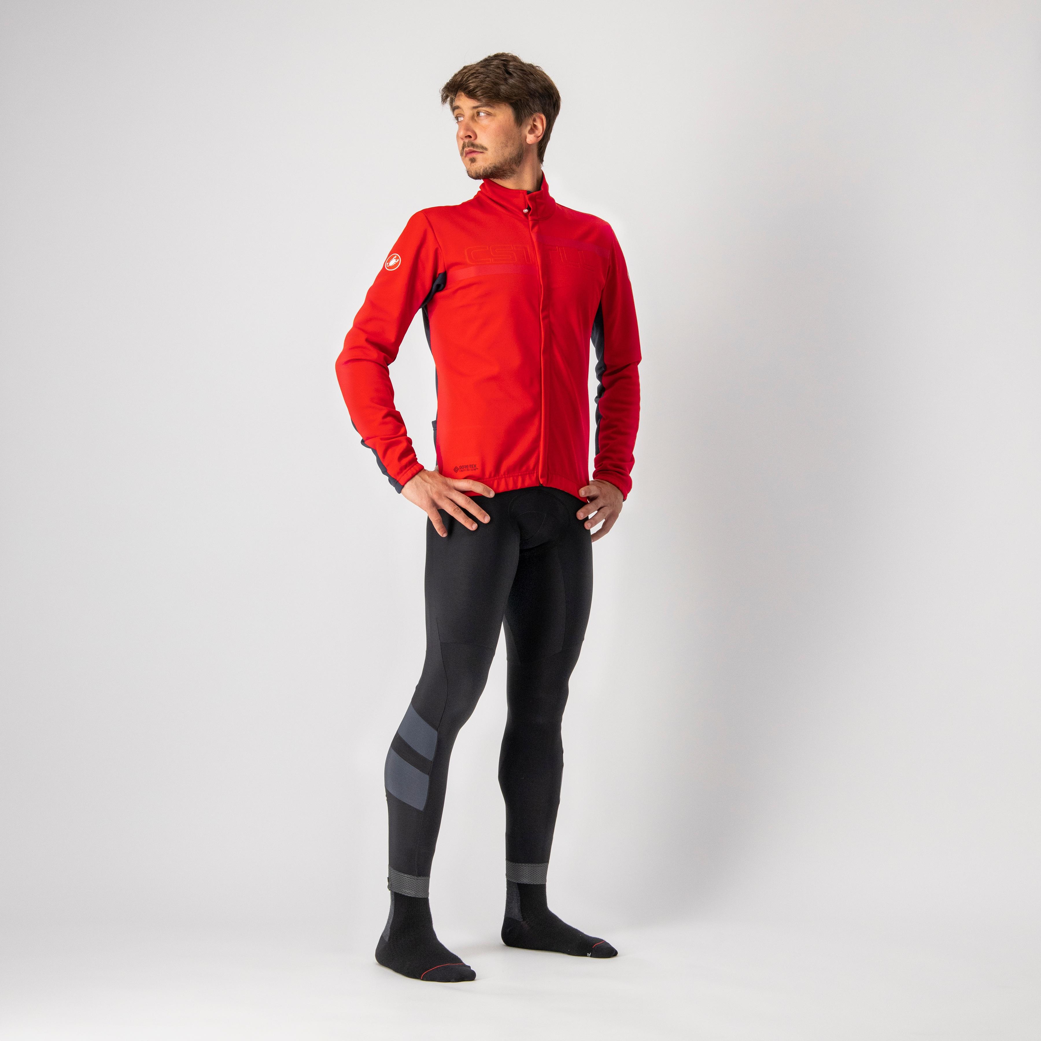 Transition 2 jacket - red/savile blue-red reflex - castelli