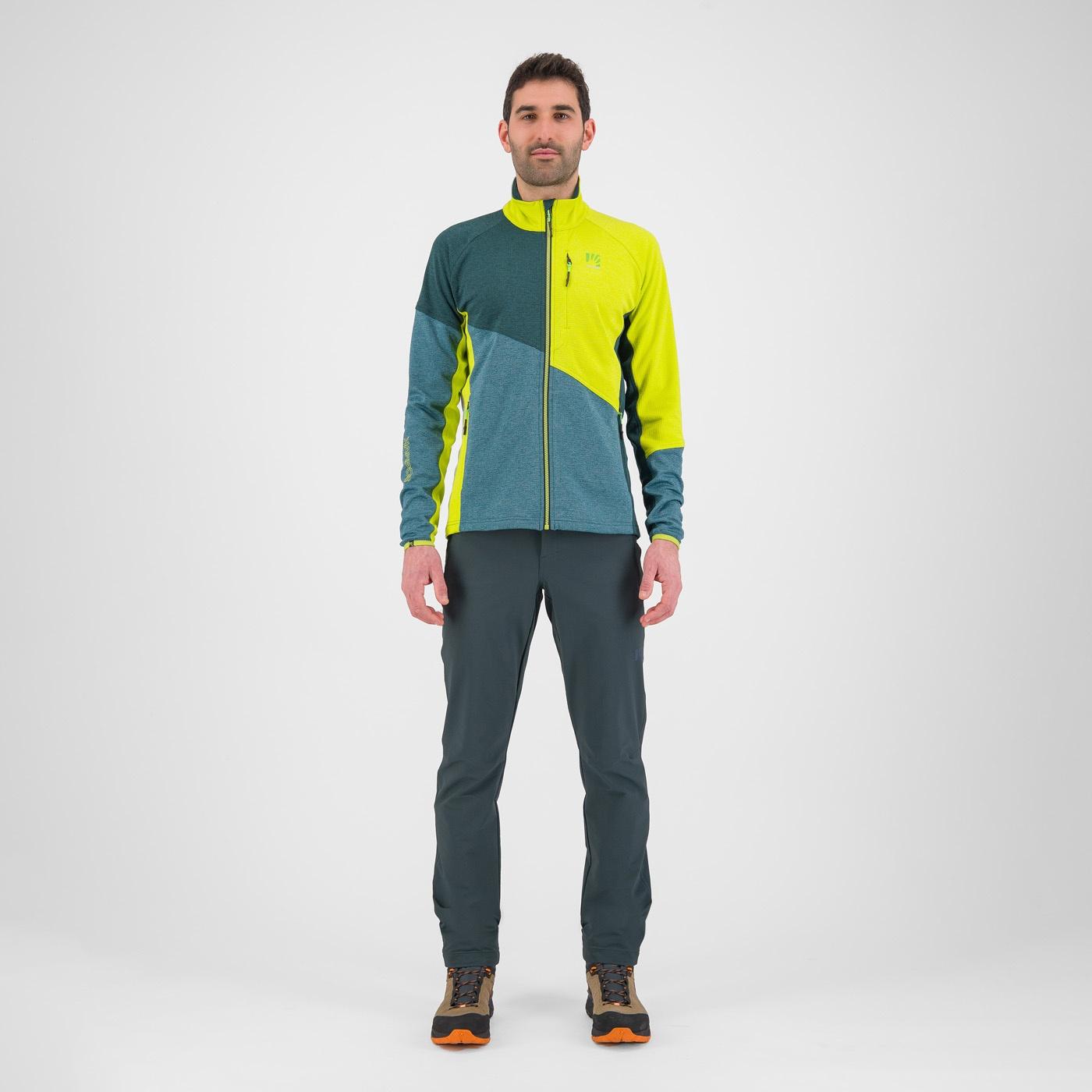 Federa full-zip fleece - balsam/forest/kiwi colada - karpos