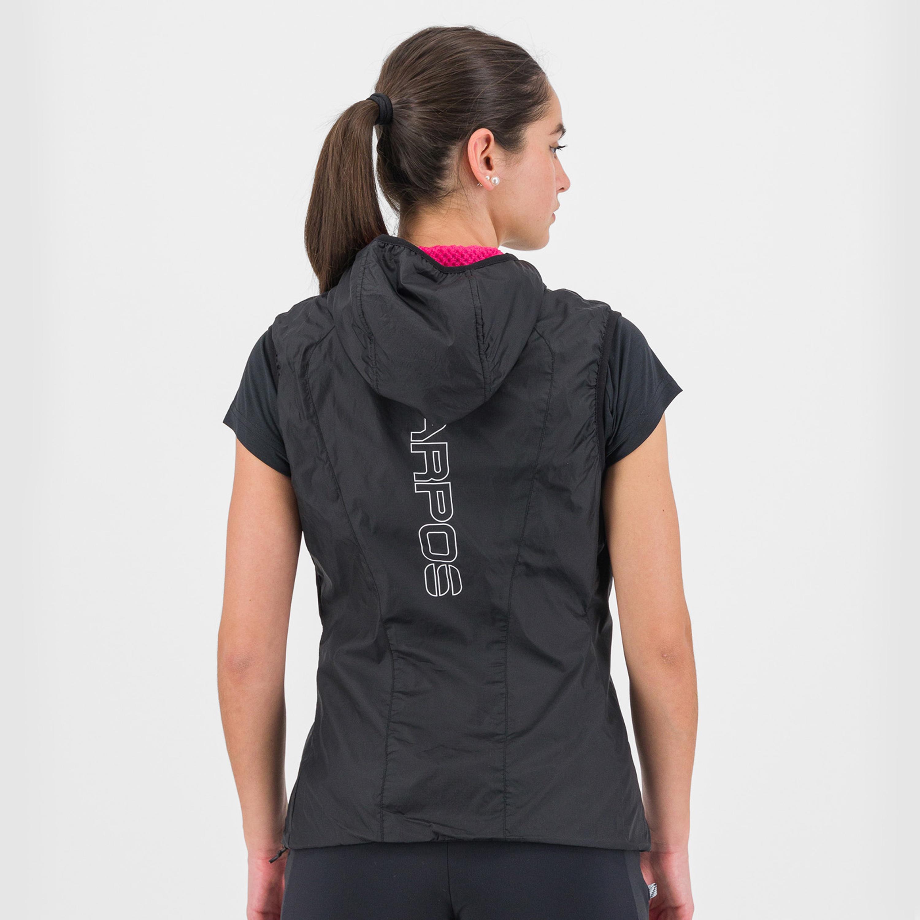 K-performance hybrid w vest - black/white - karpos