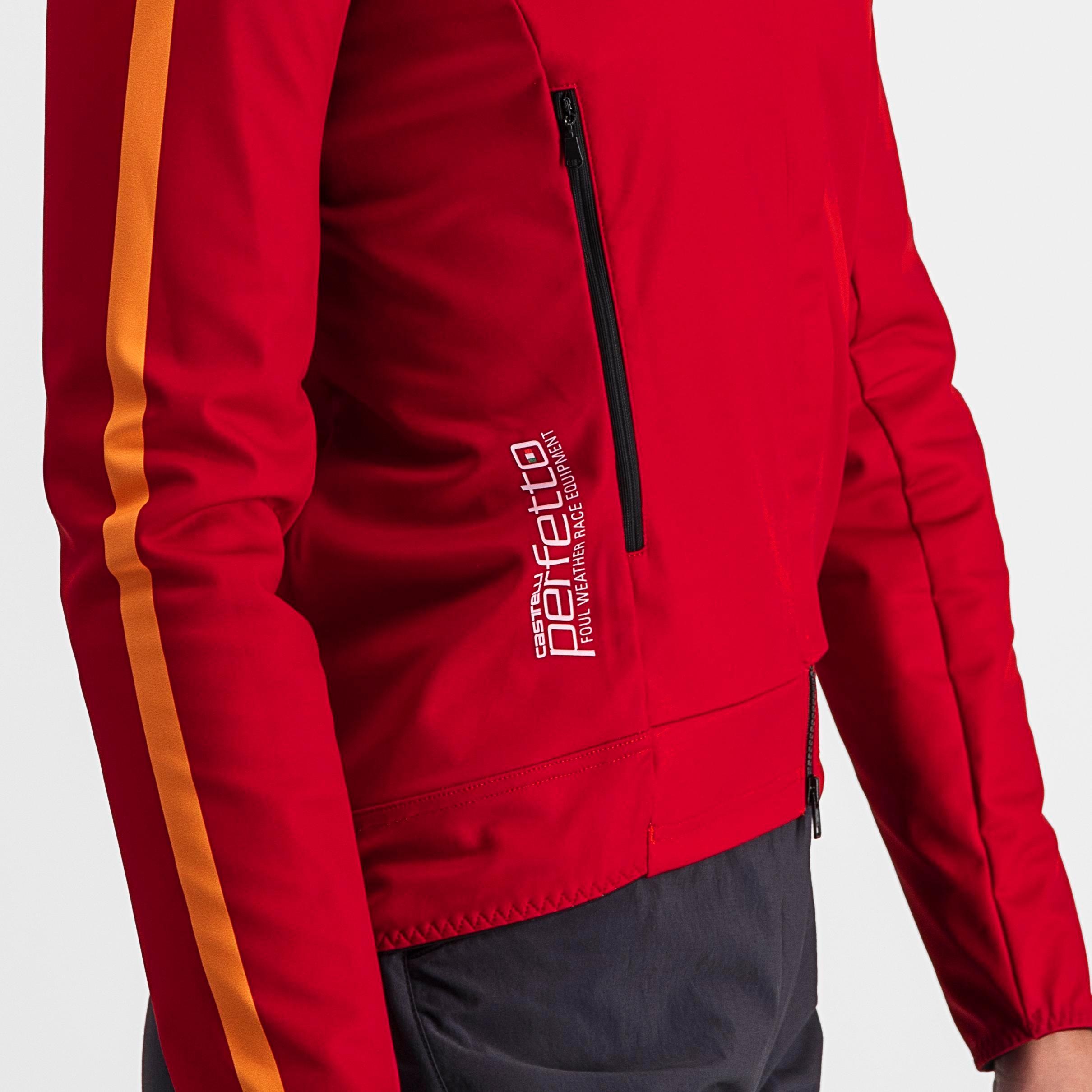 Unlimited perfetto ros 2 w jacket - dark red - castelli