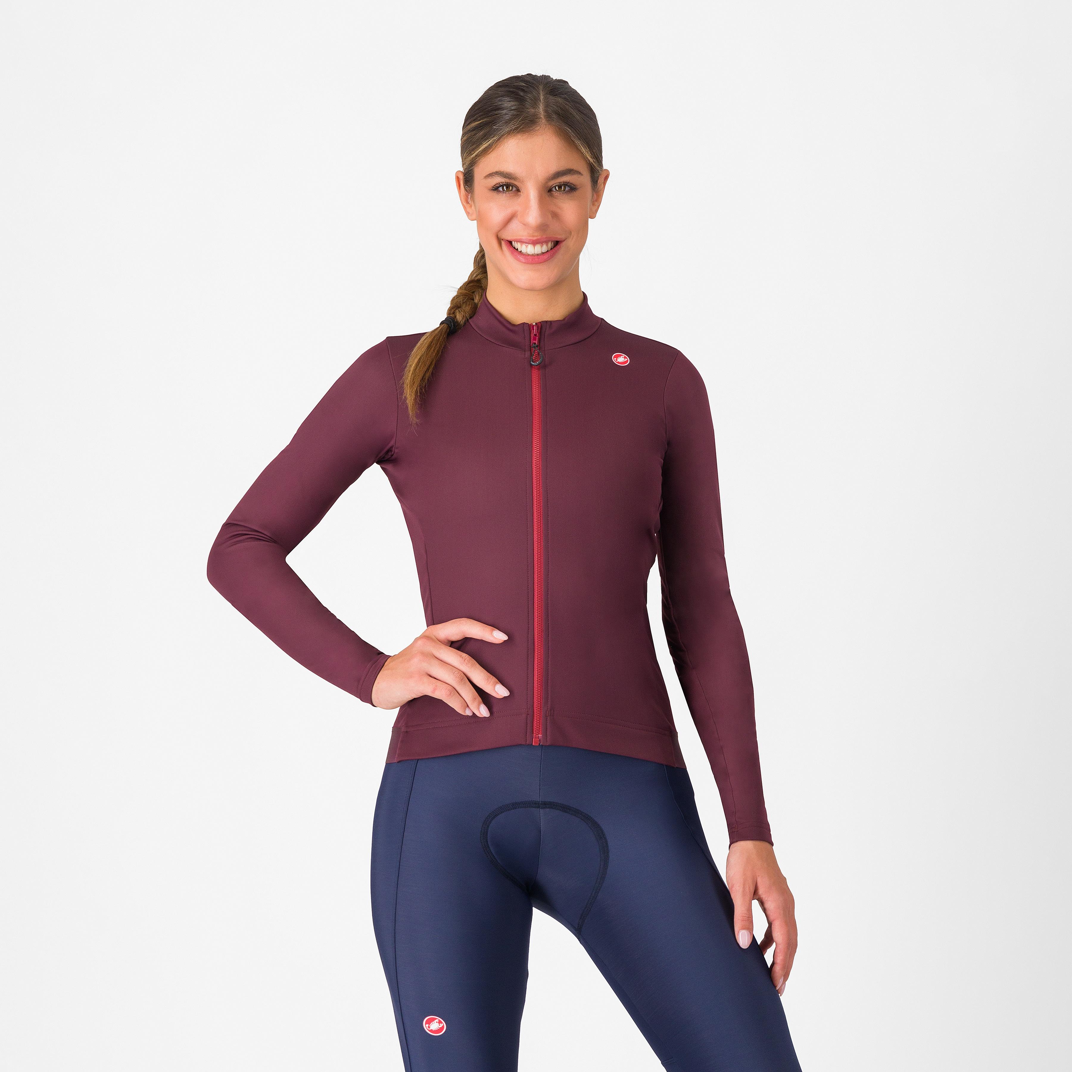 Espresso thermal w jersey - deep bordeaux - castelli