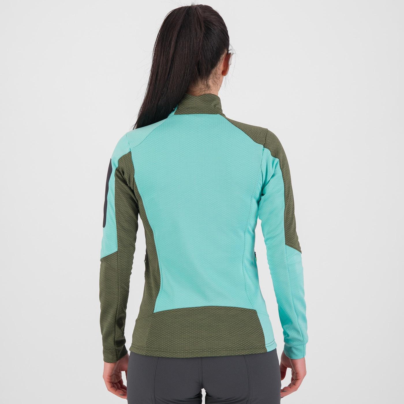 Cherz w fleece - thyme/aqua sky - karpos