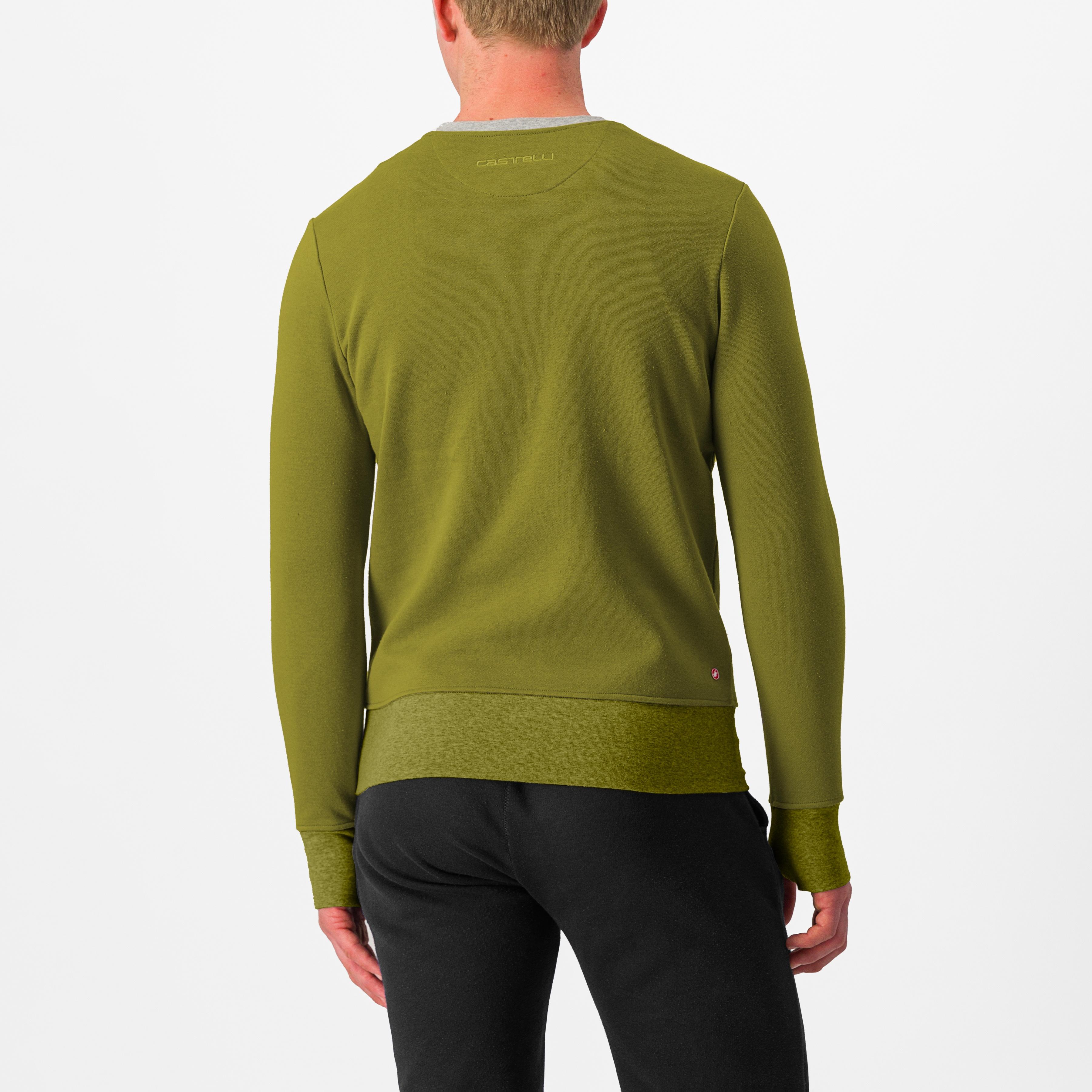 Logo sweatshirt - avocado green - castelli