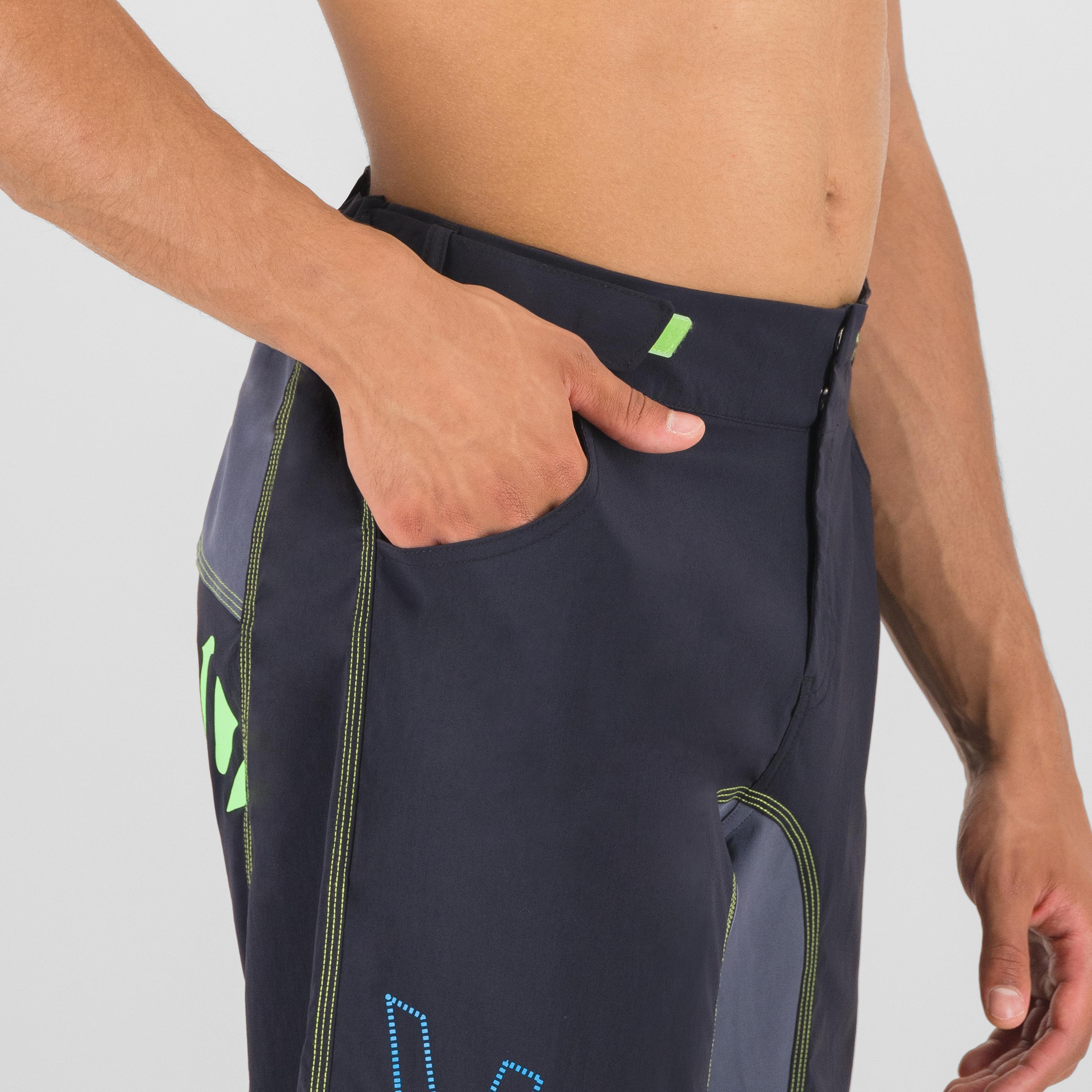 Ballistic evo short - black/ombre blue/green fluo - karpos