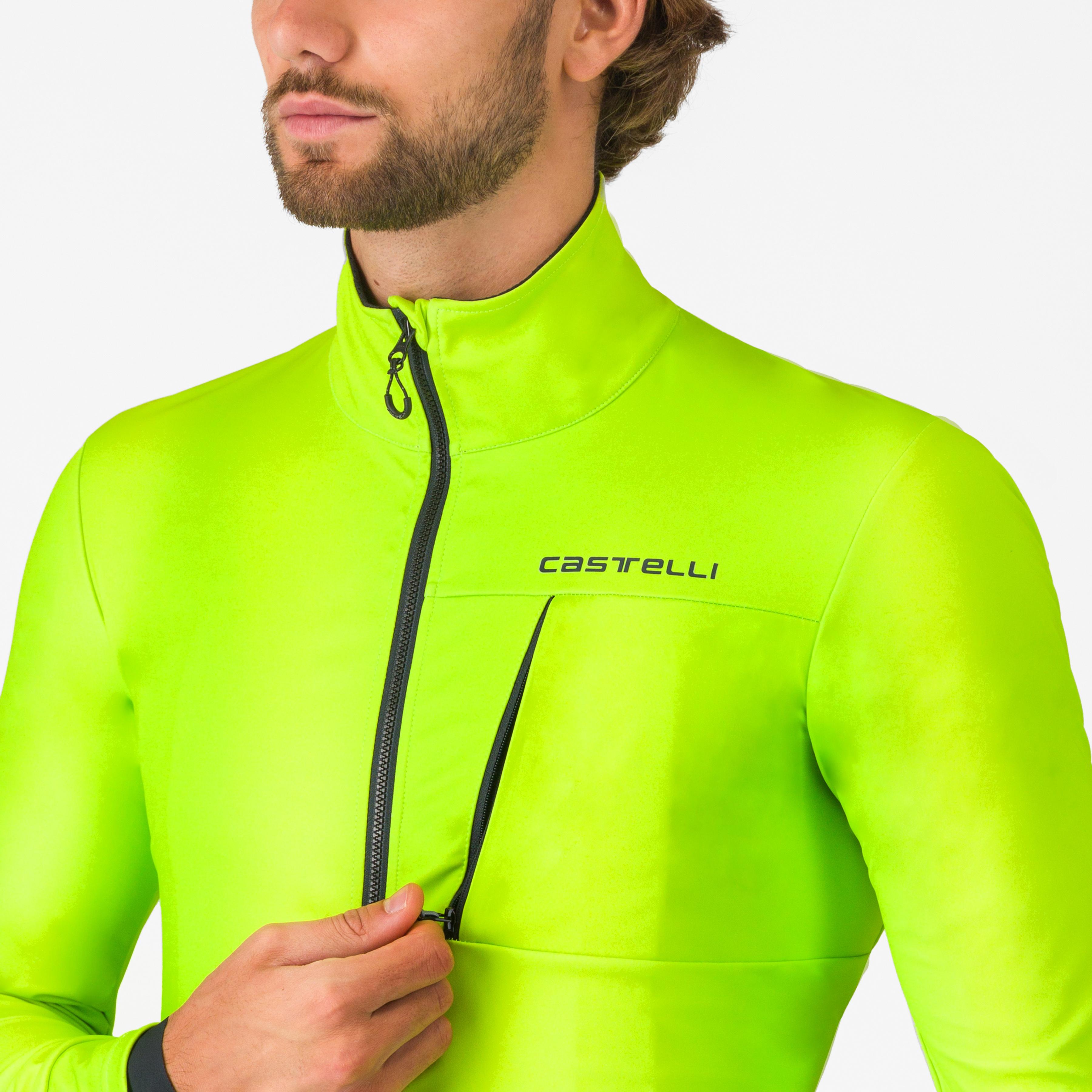 Go jacket - electric lime/black - castelli