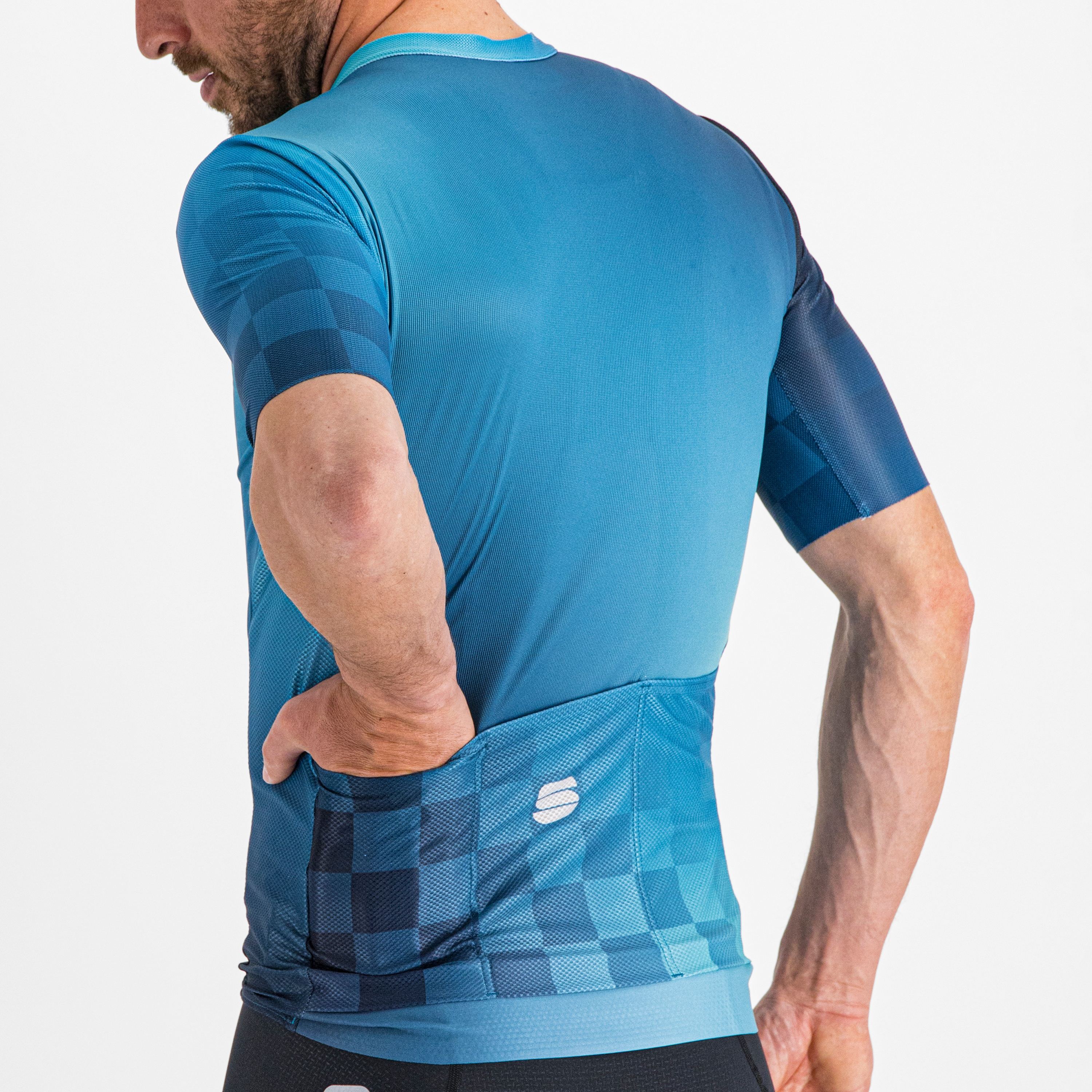 Rocket jersey - berry blue juniper blue galaxy - sportful