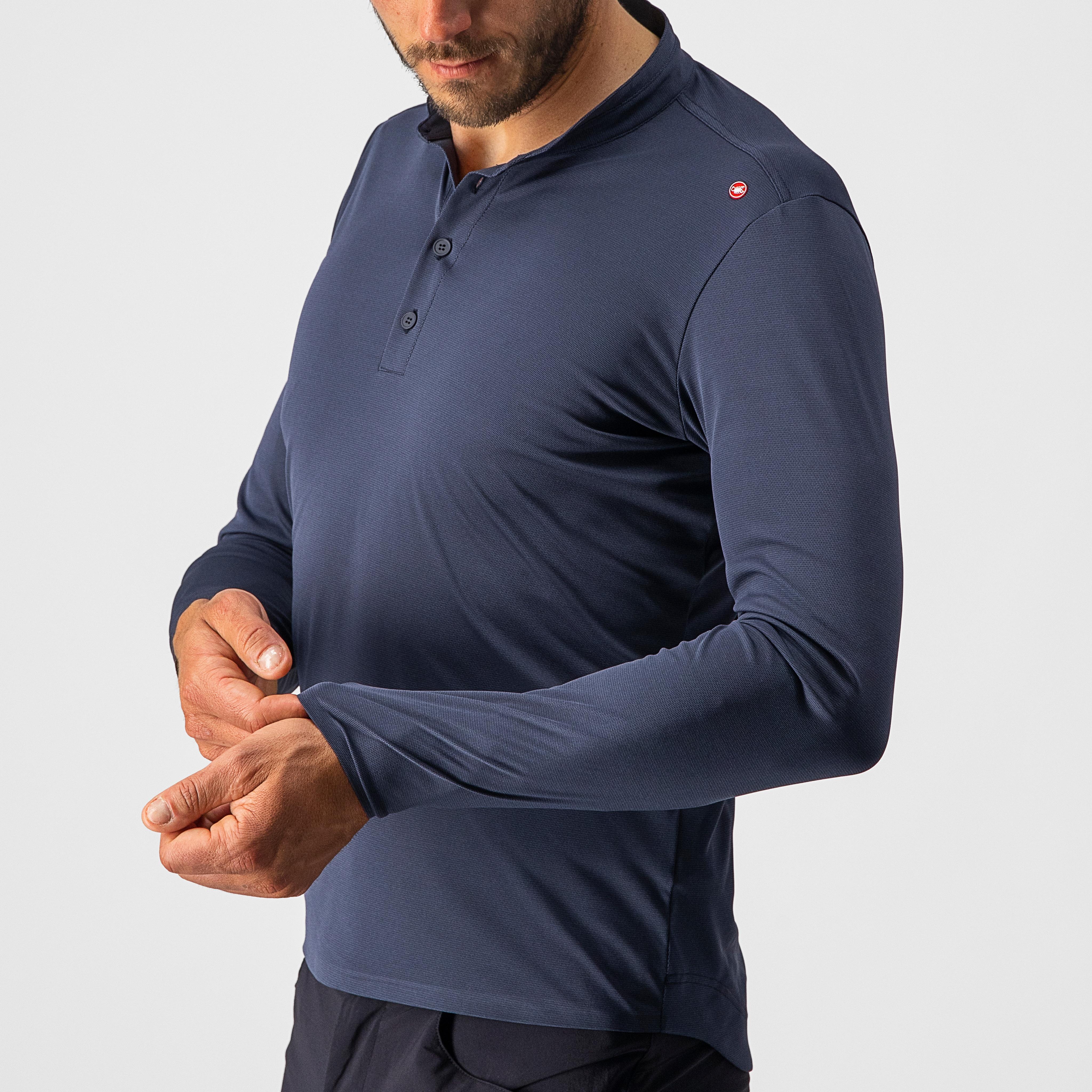 Tech 2 henley ls - savile blue - castelli