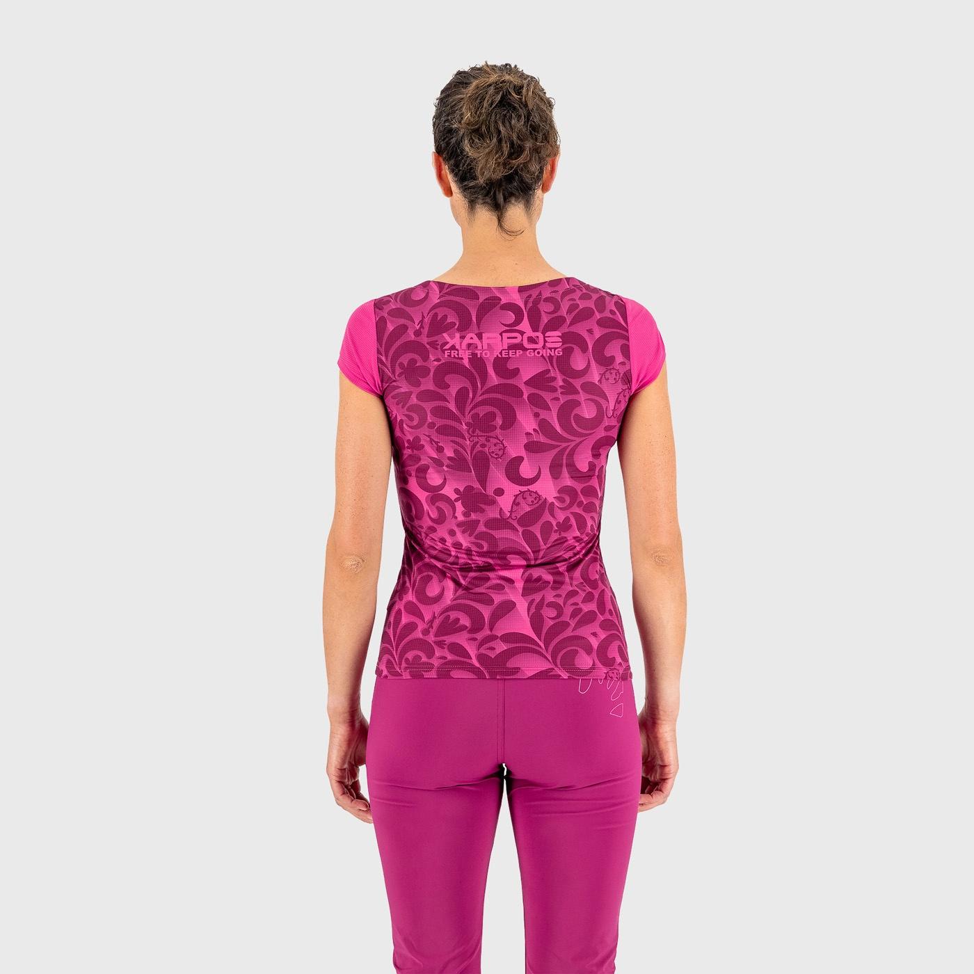 Loma print w jersey - cabaret/white - karpos
