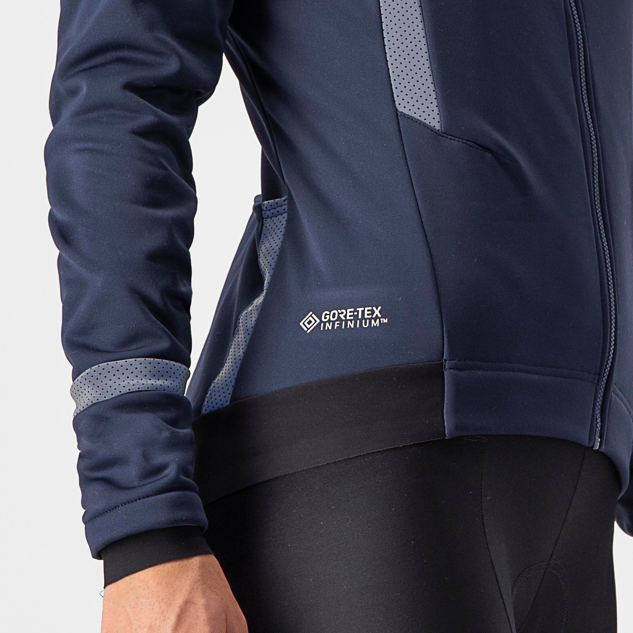 Dinamica 2 jacket - savile blue/silver reflex - castelli