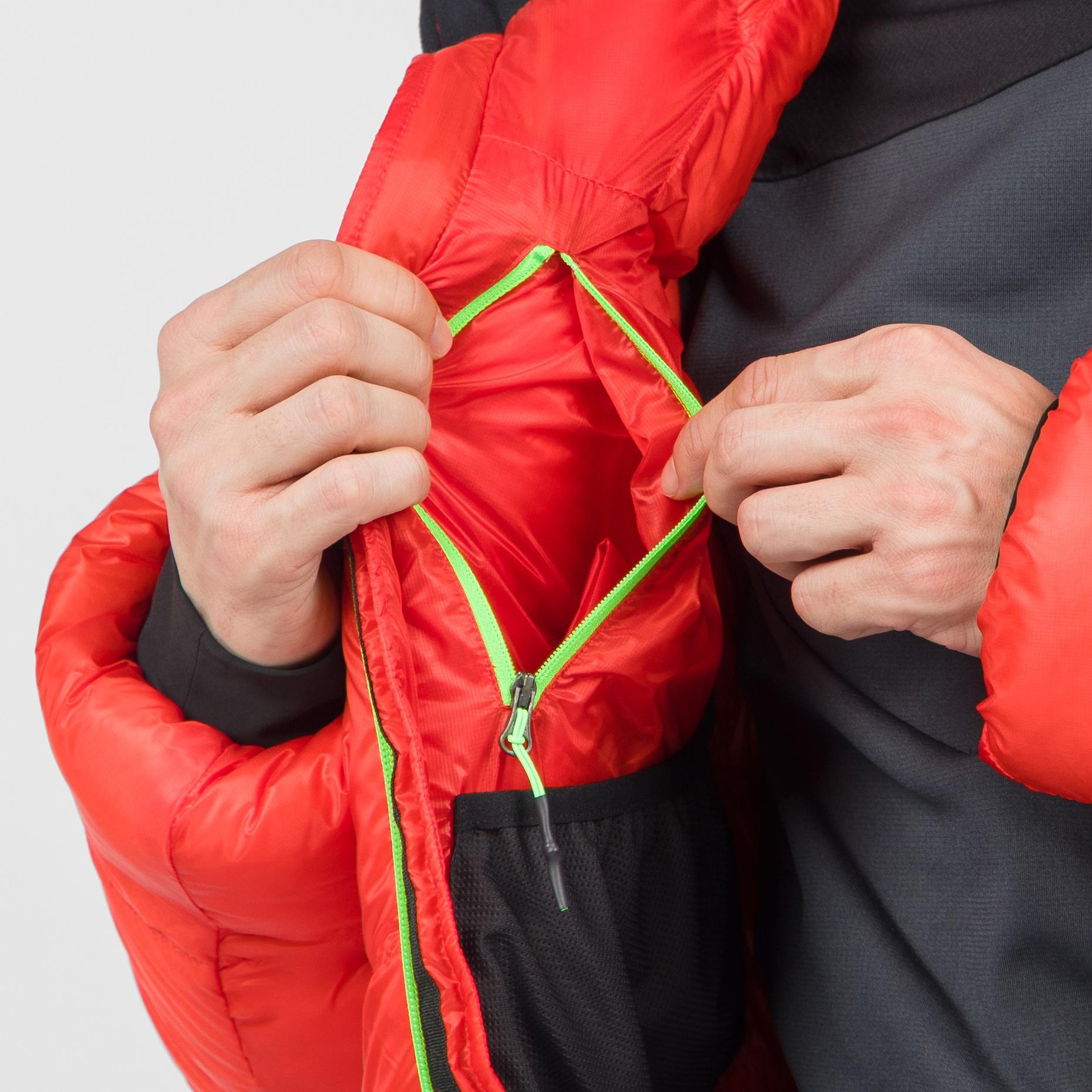 K-performance summit down jacket - flame - karpos