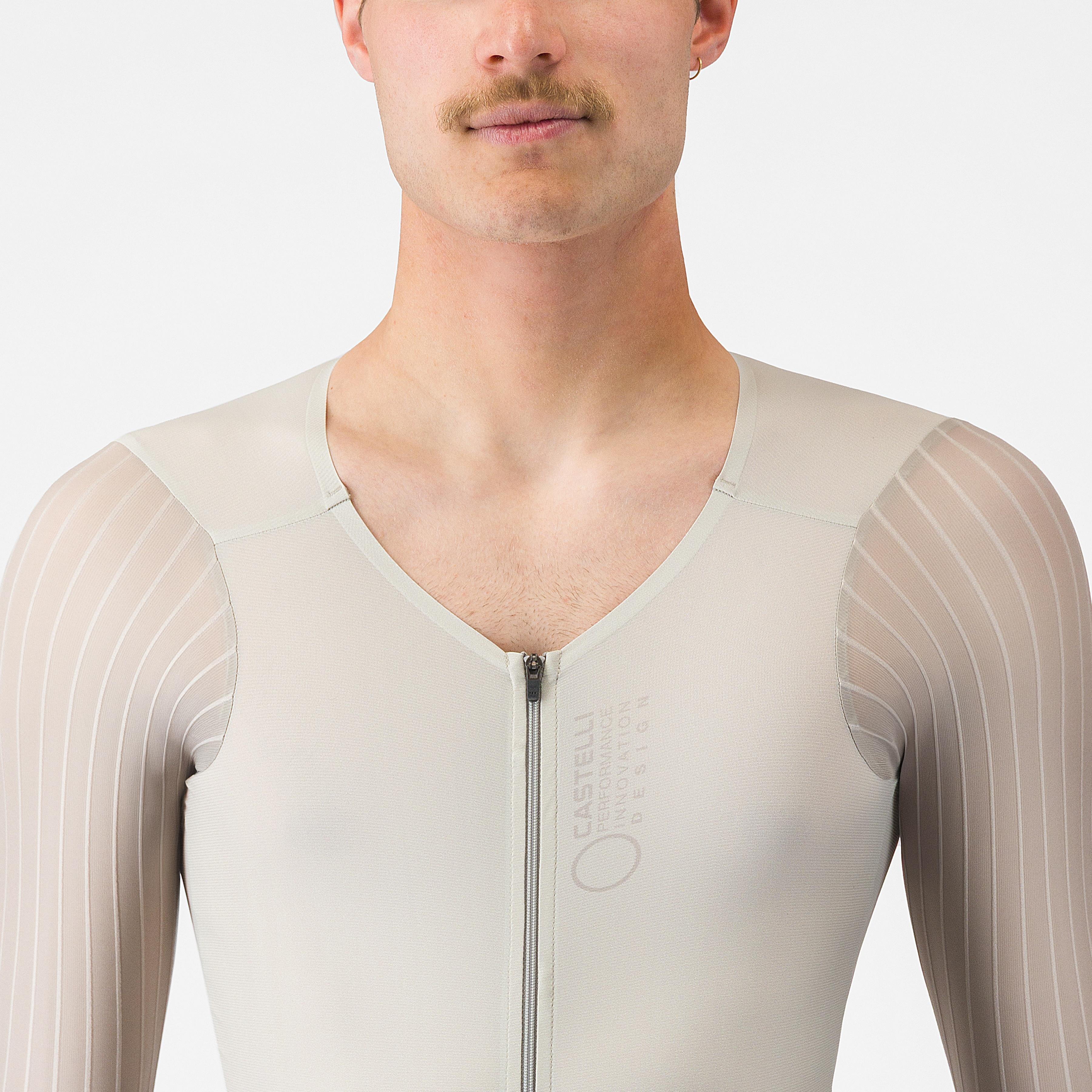 Body paint v tt speedsuit - silver moon/clay/smoky gray - castelli