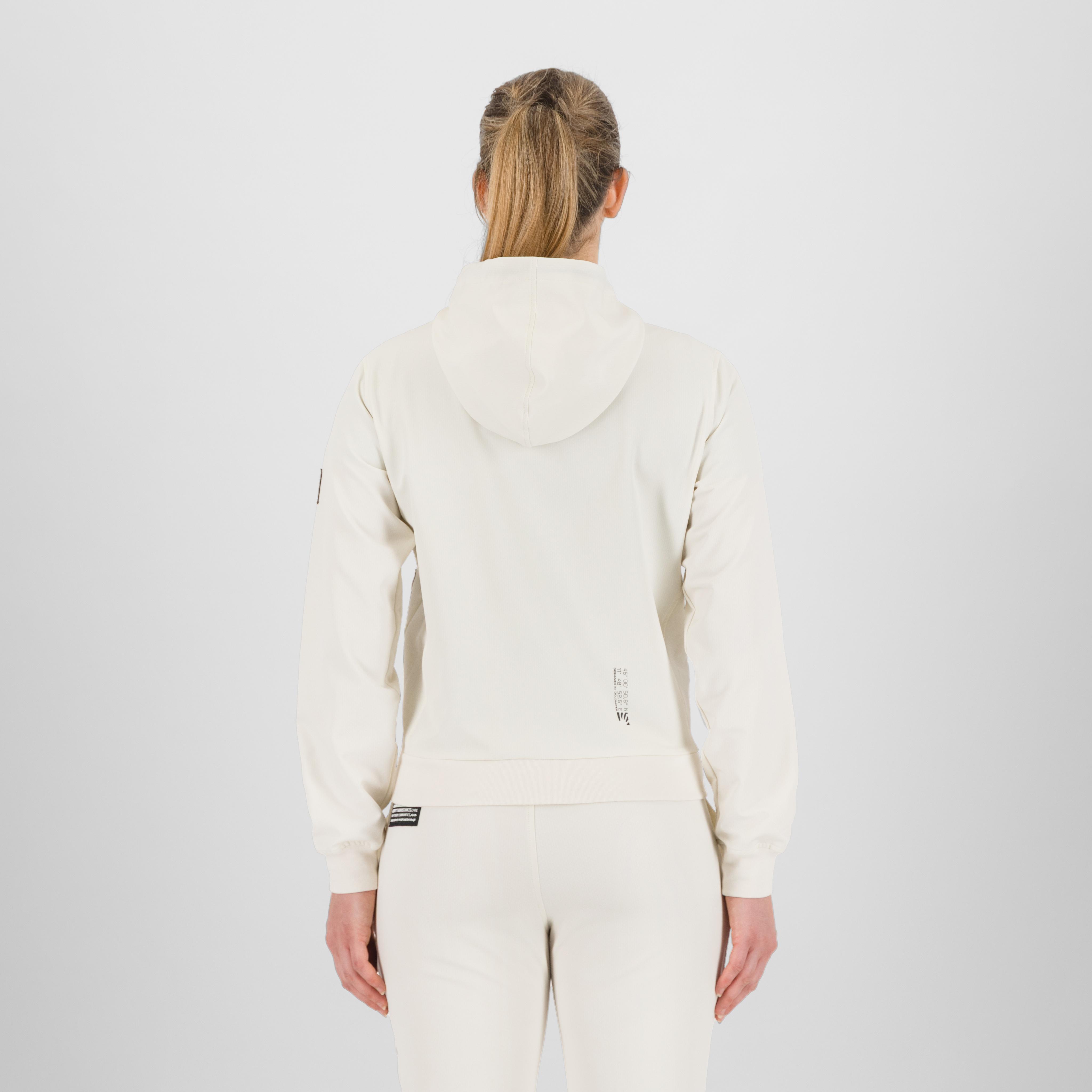 Easylife w hoodie full-zip fleece - pristine - karpos