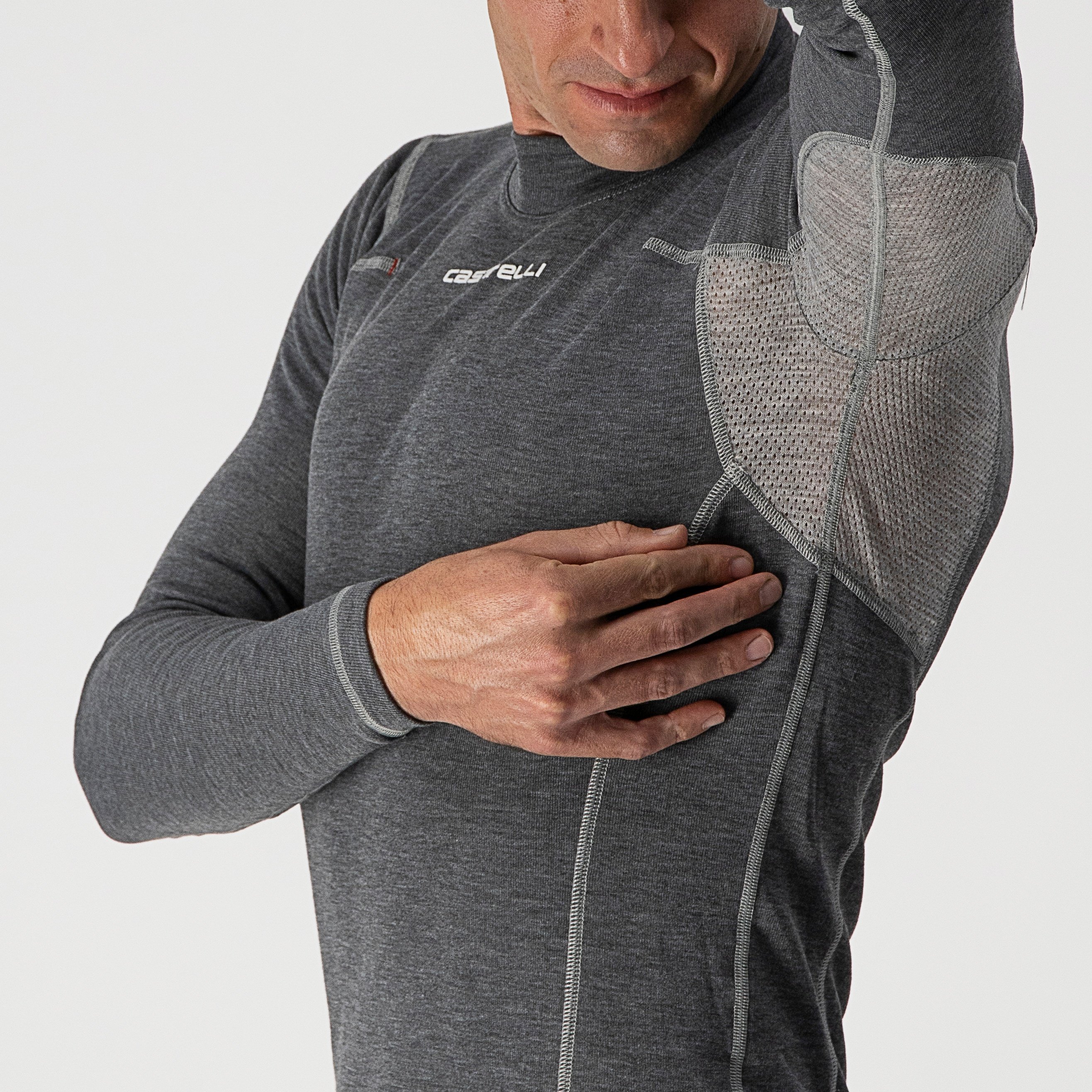 Flanders warm long sleeve - gray - castelli