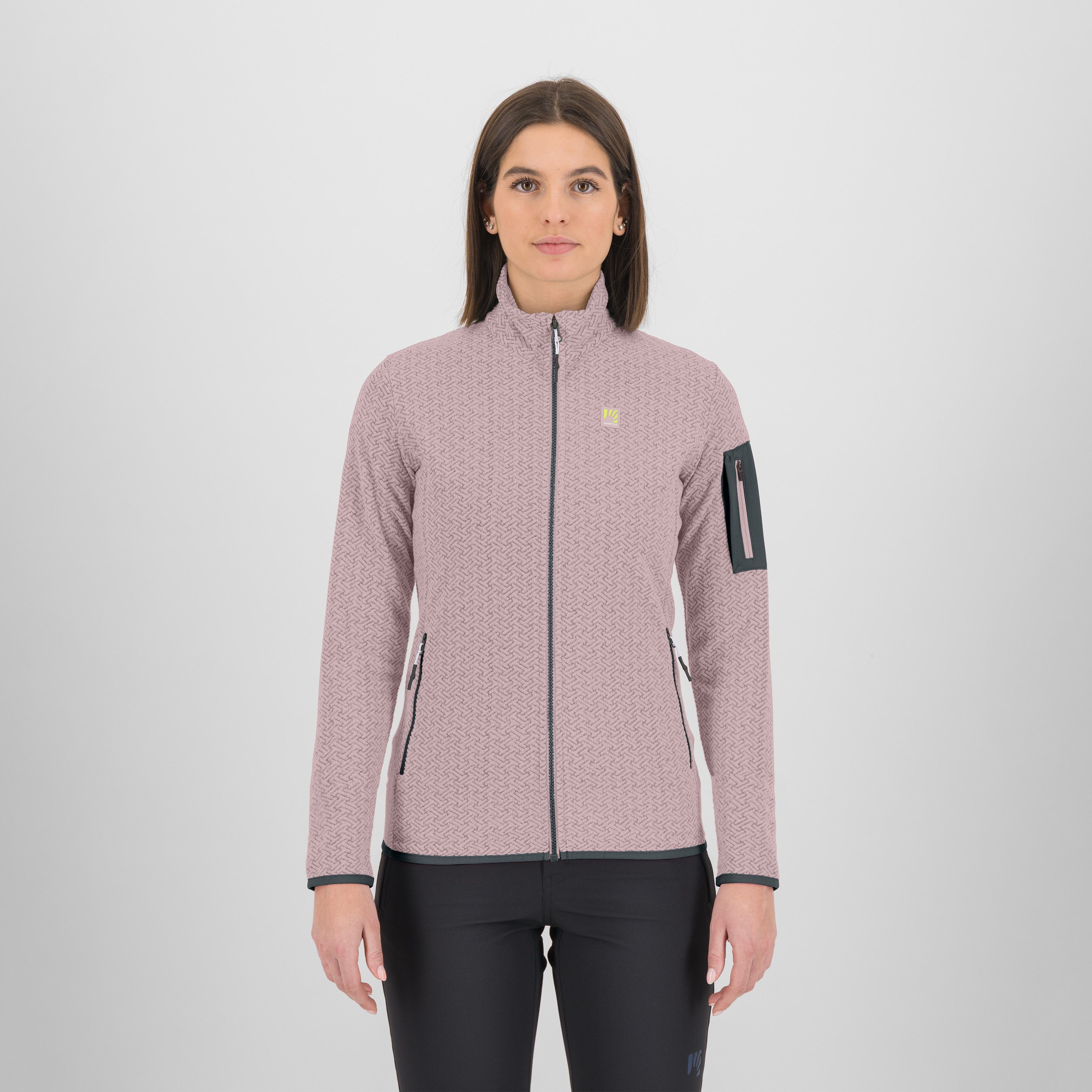 Mesdi' w fleece - lilac/woodl.gray - karpos