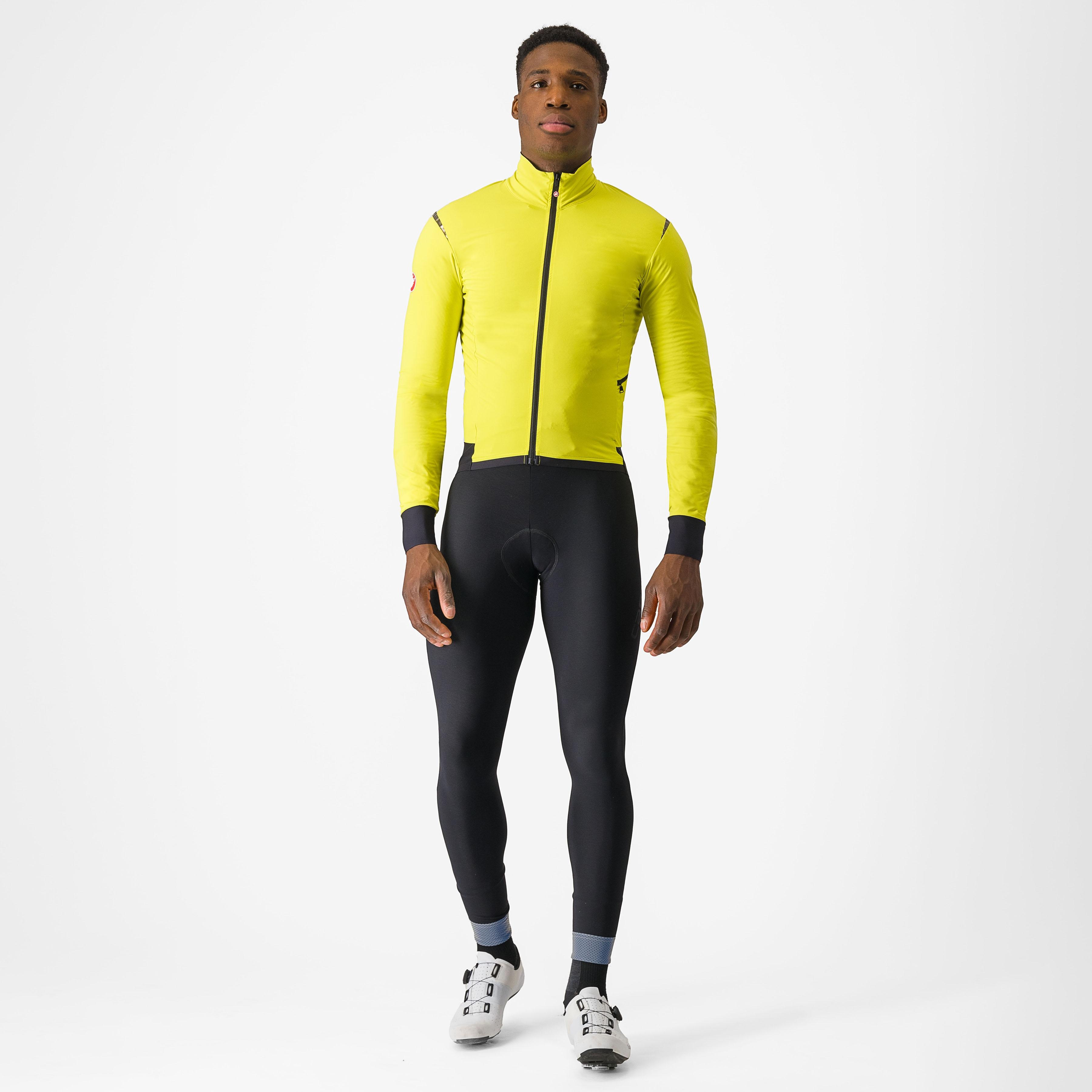 Alpha flight ros jacket - sulphur/nickel gray-dark gray - castelli