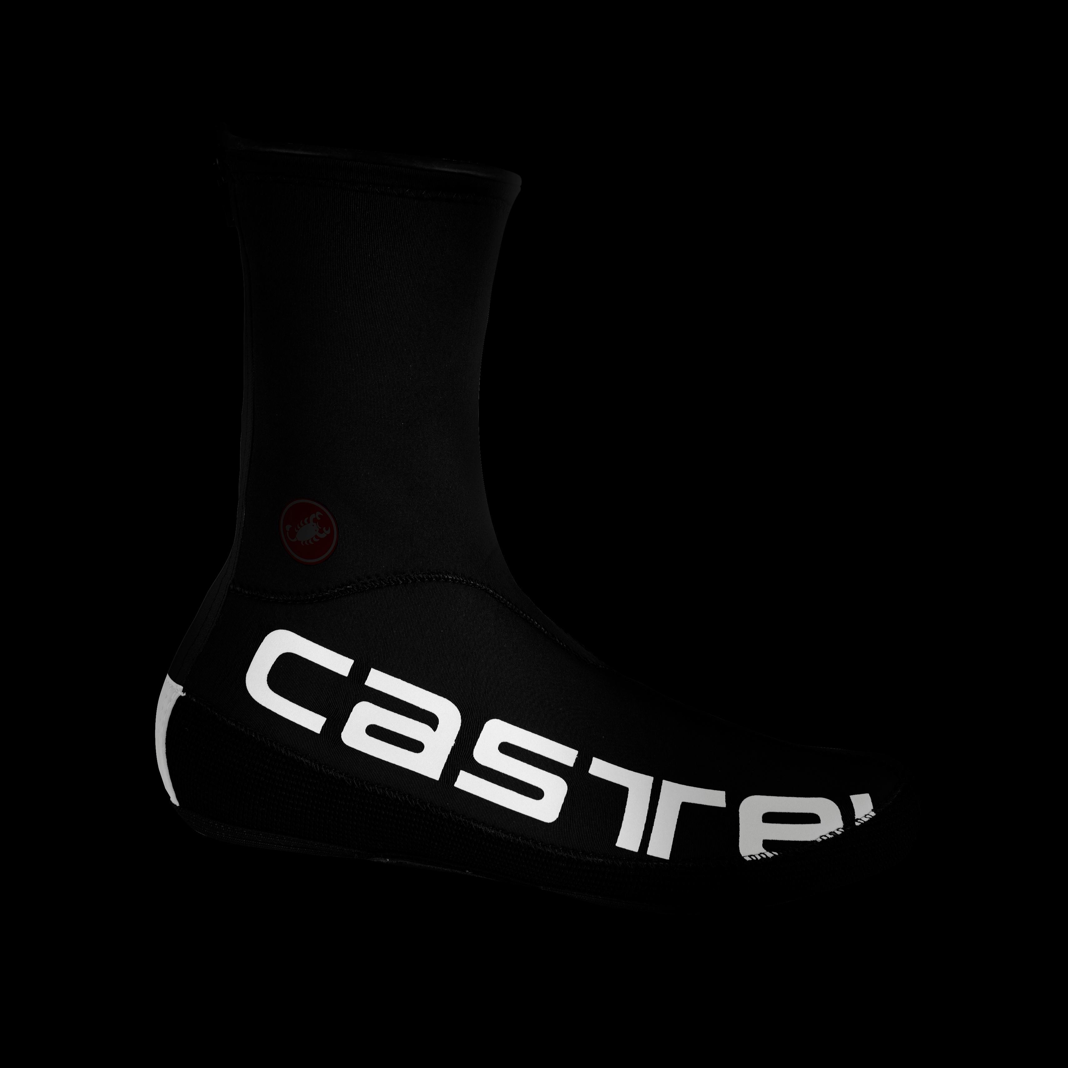 Diluvio ul shoecover - black/silver reflex - castelli