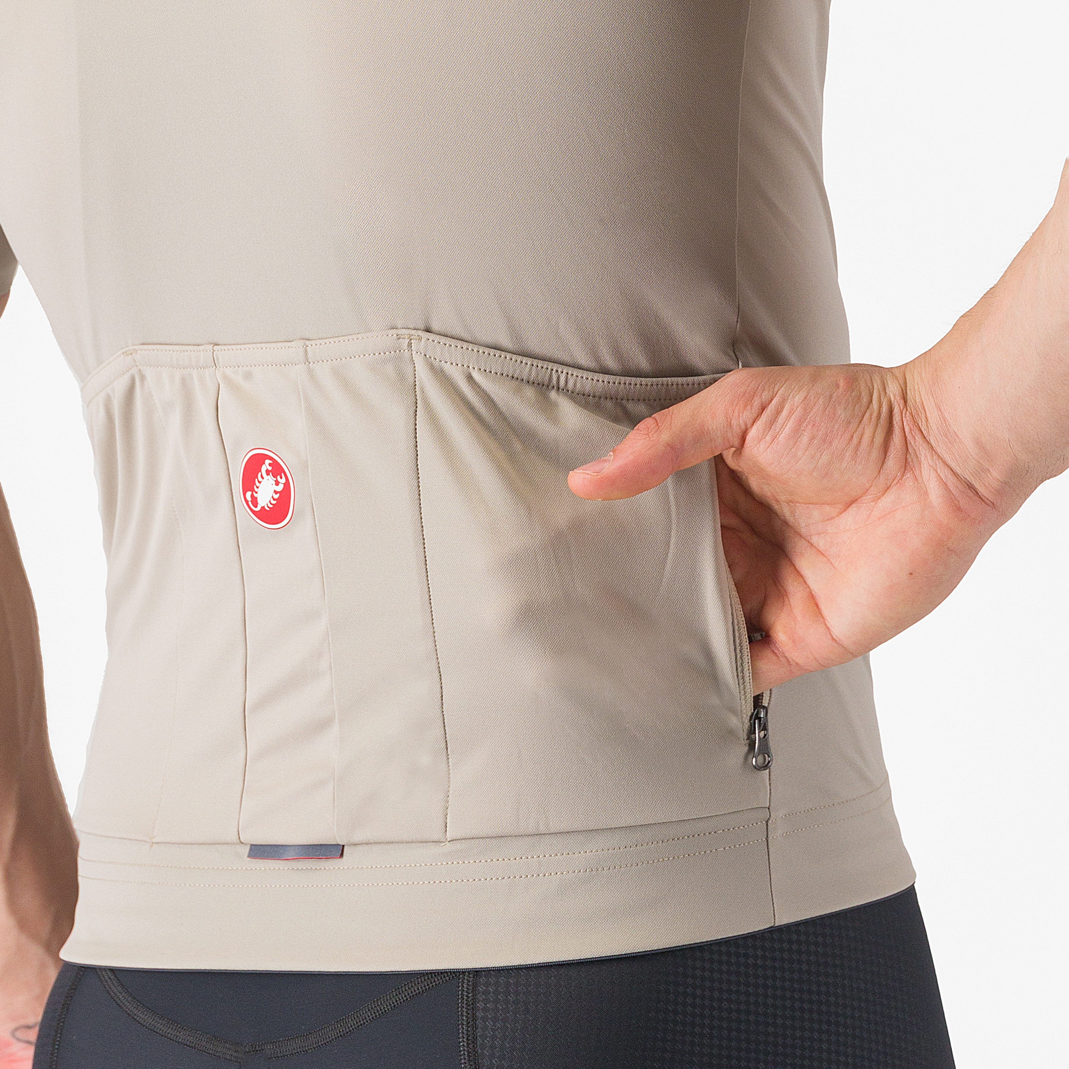 Prologo lite jersey - clay/gunmetal gray - castelli