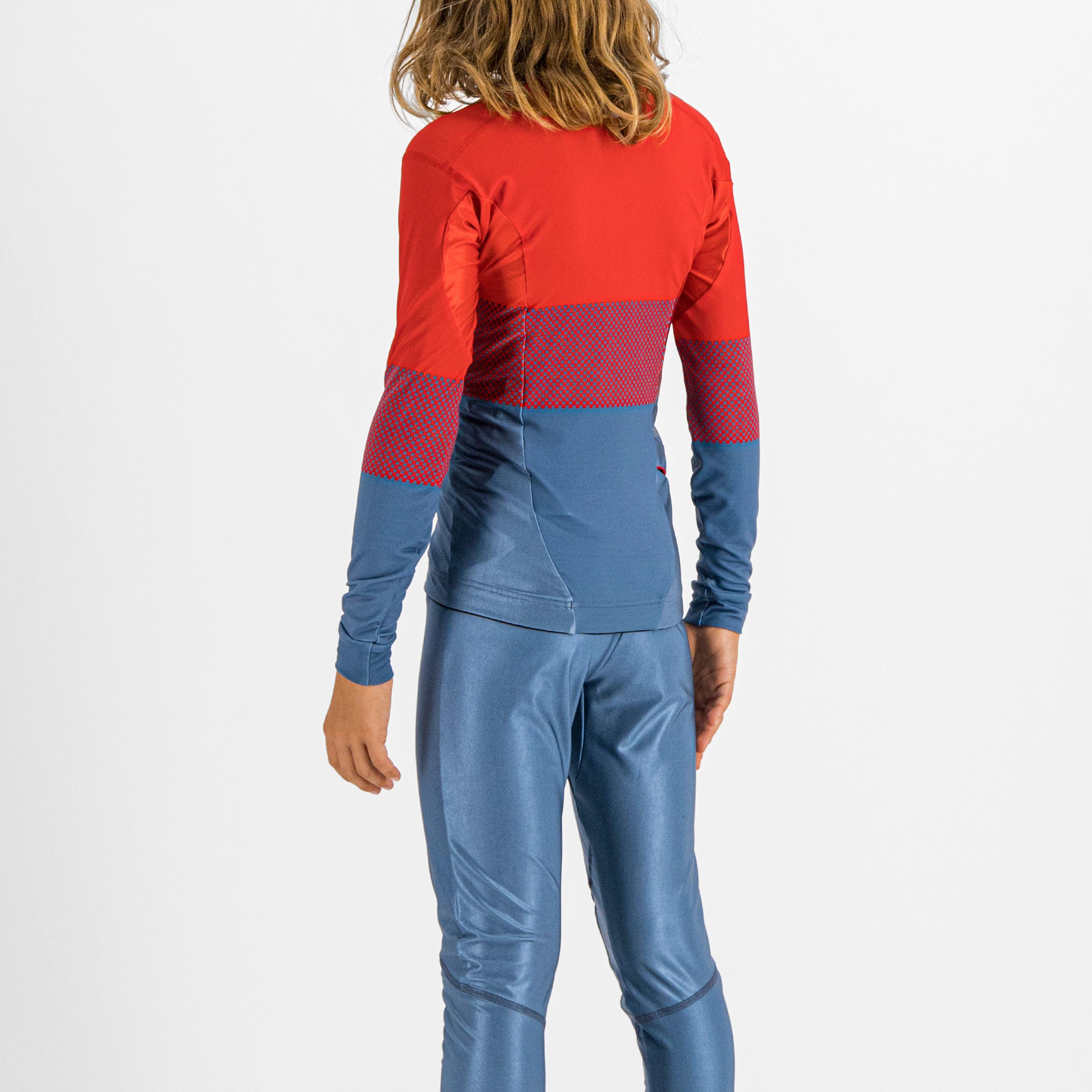 Squadra kid's jersey - red blue sea - sportful