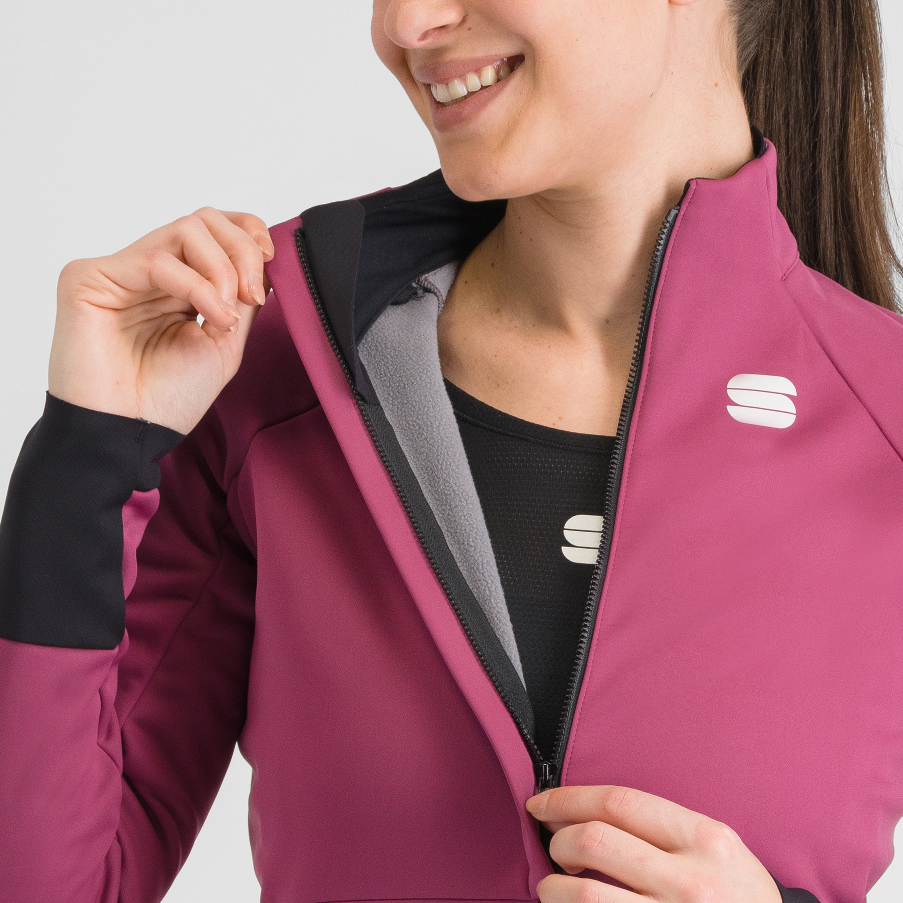Super w jacket - raspberry violet - sportful