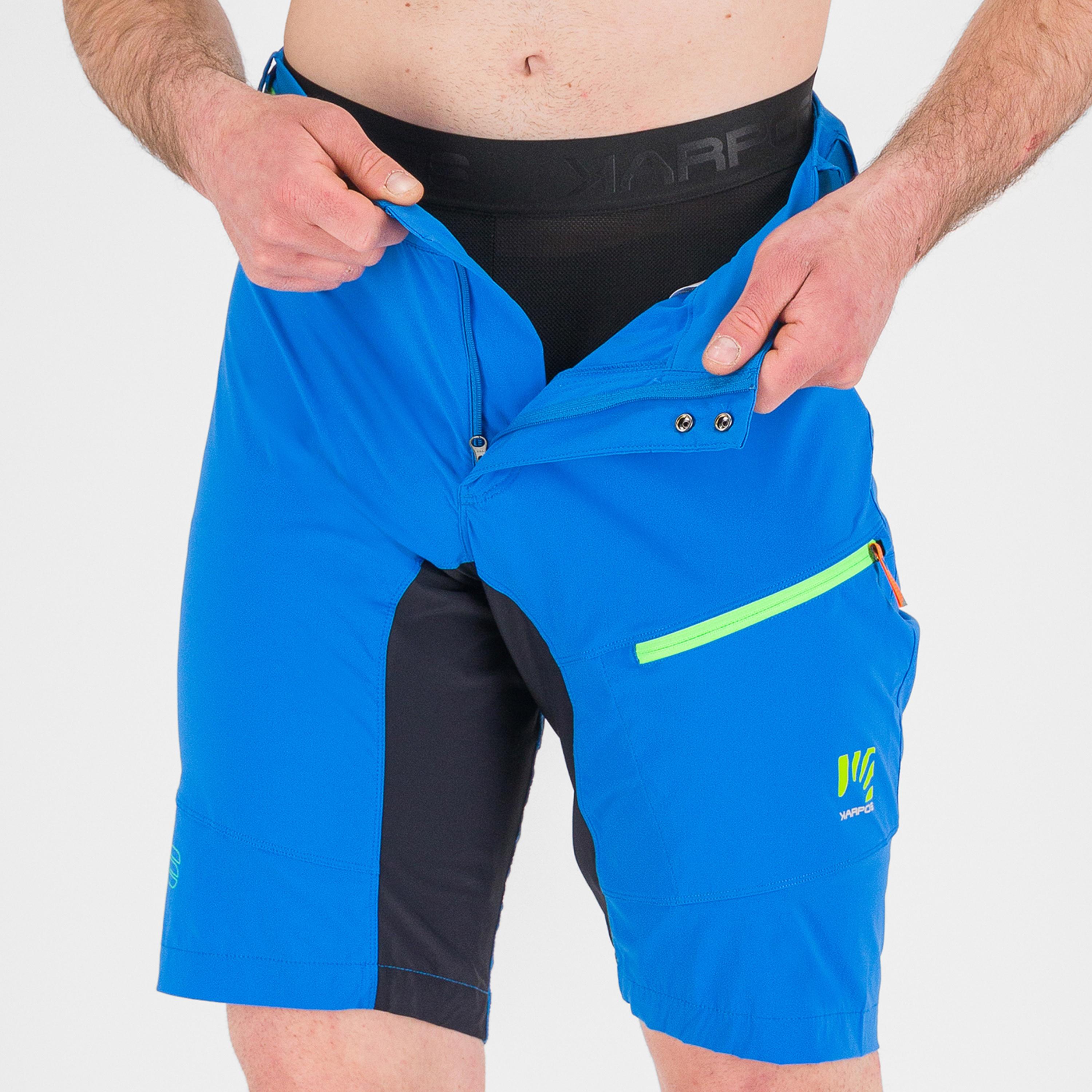 Val viola short - indigo b./black/green fluo - karpos
