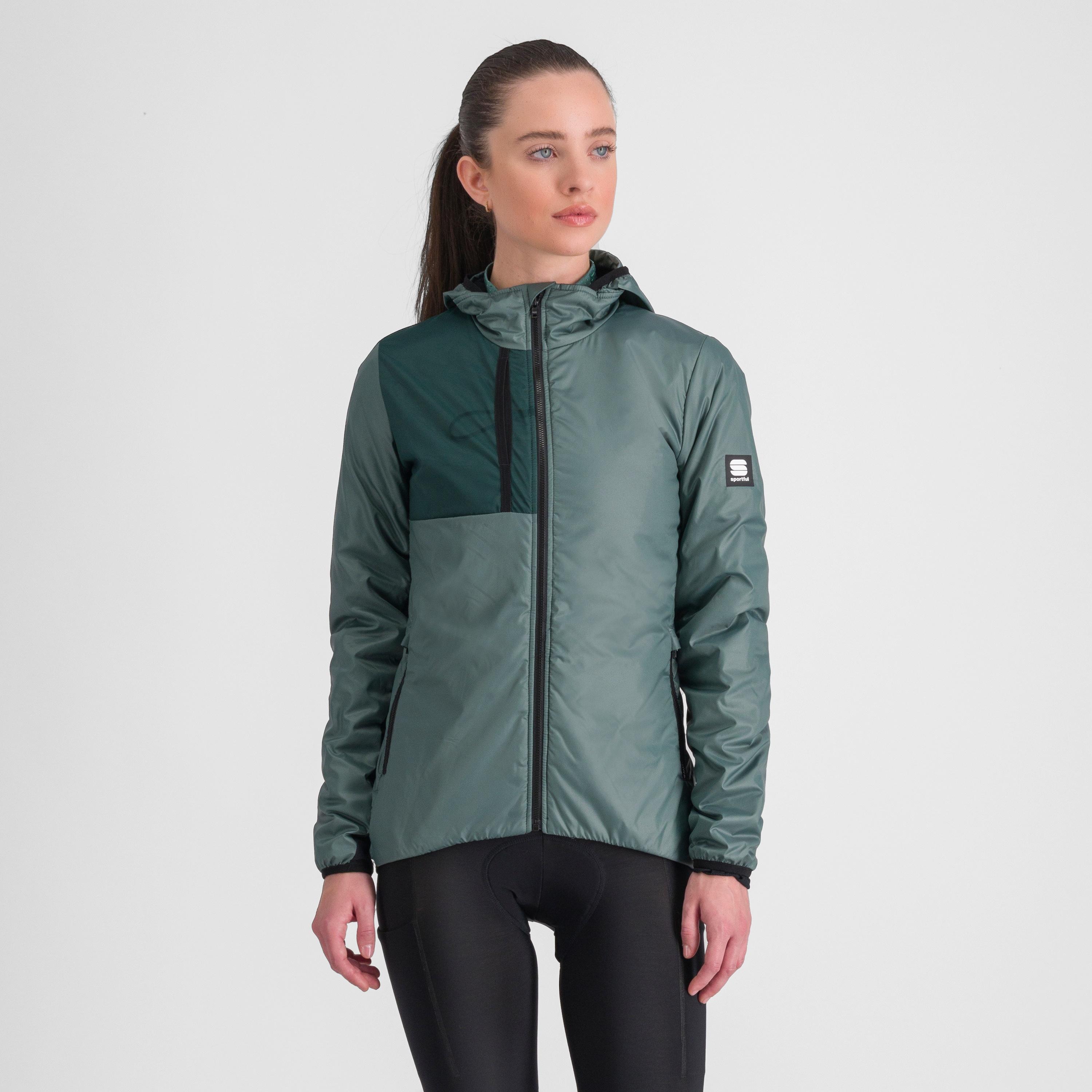 Supergiara w puffy long sleeve - shrub green - sportful