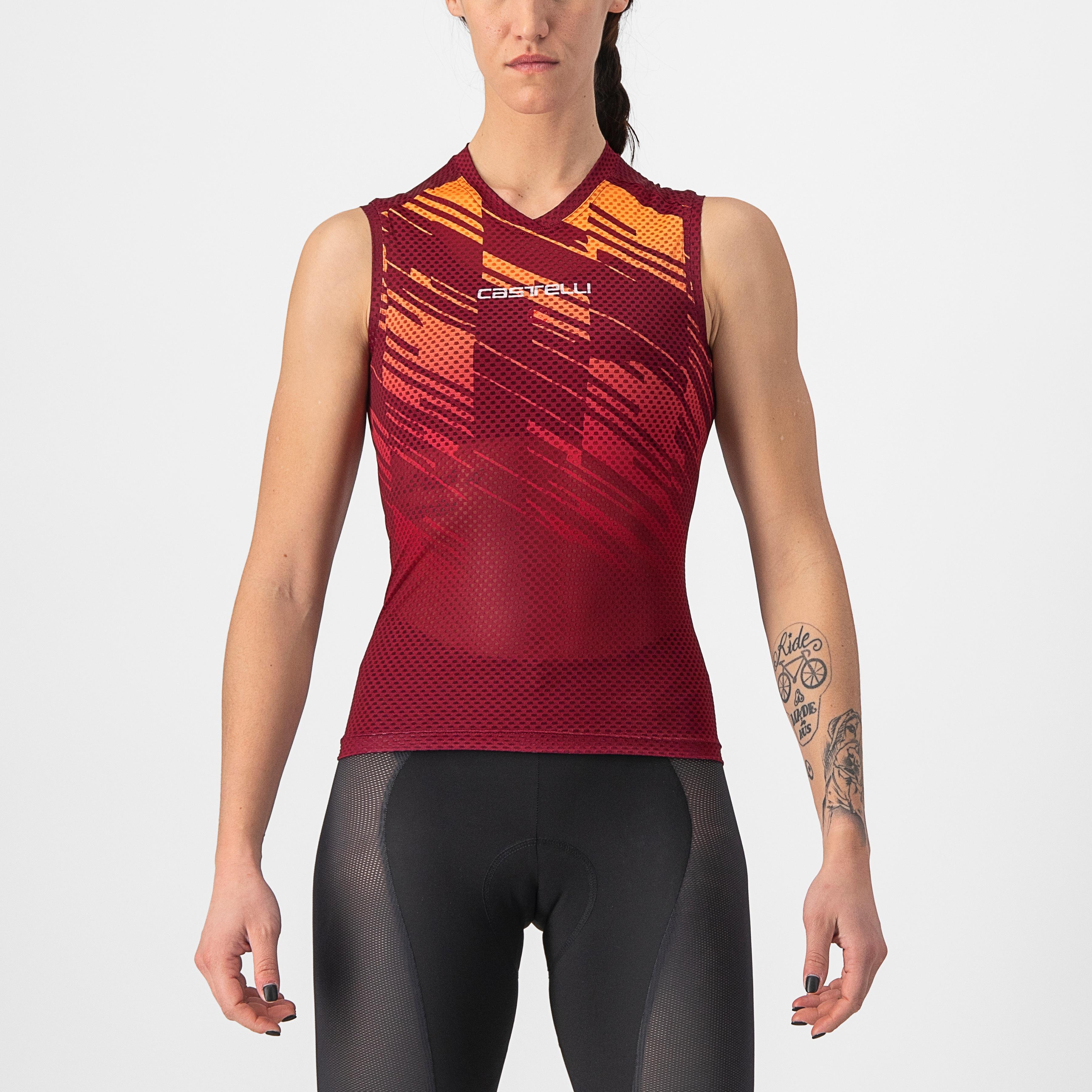 Insider w sleeveless - bordeaux - castelli