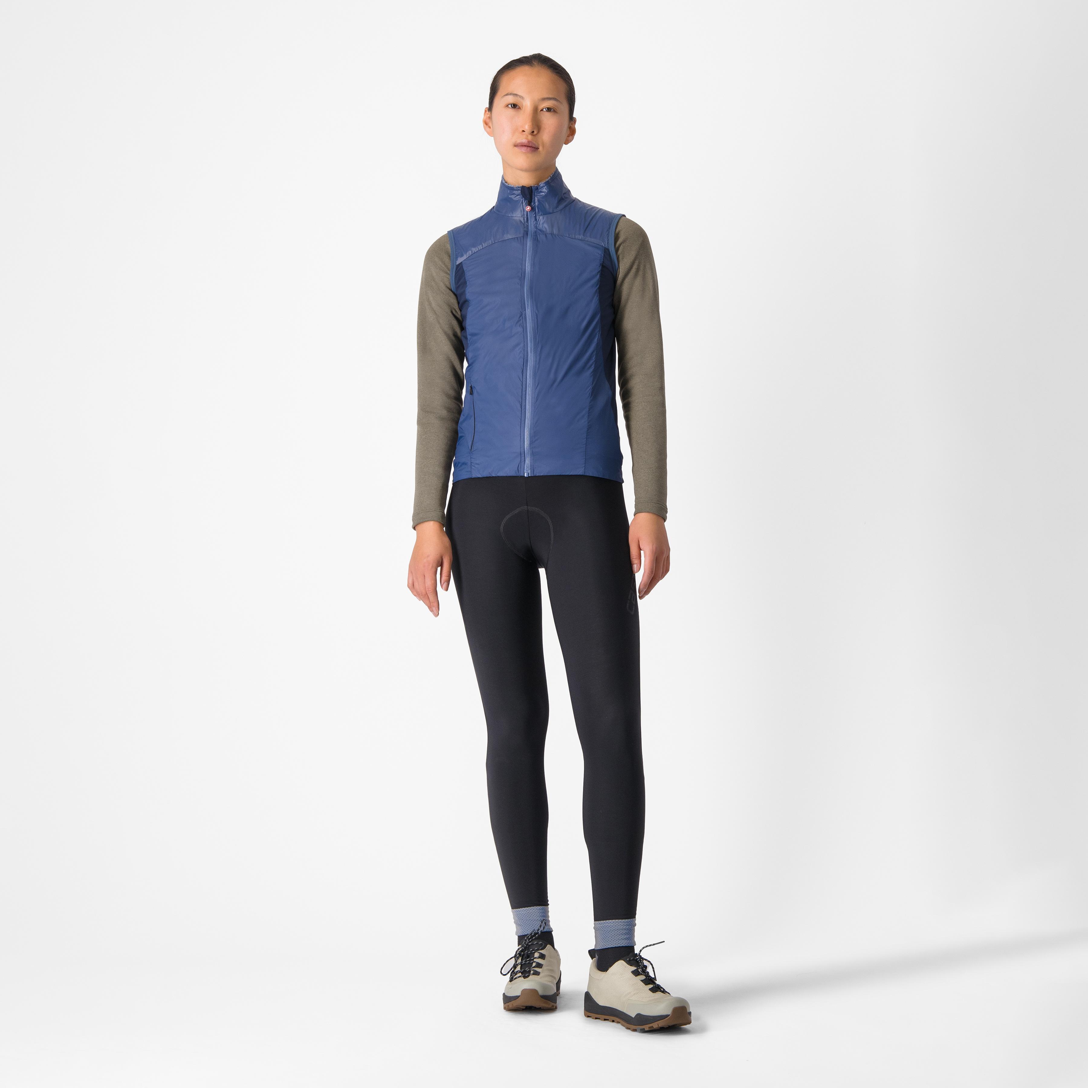 Unlimited w puffy vest - austin blue/sterling blue - castelli